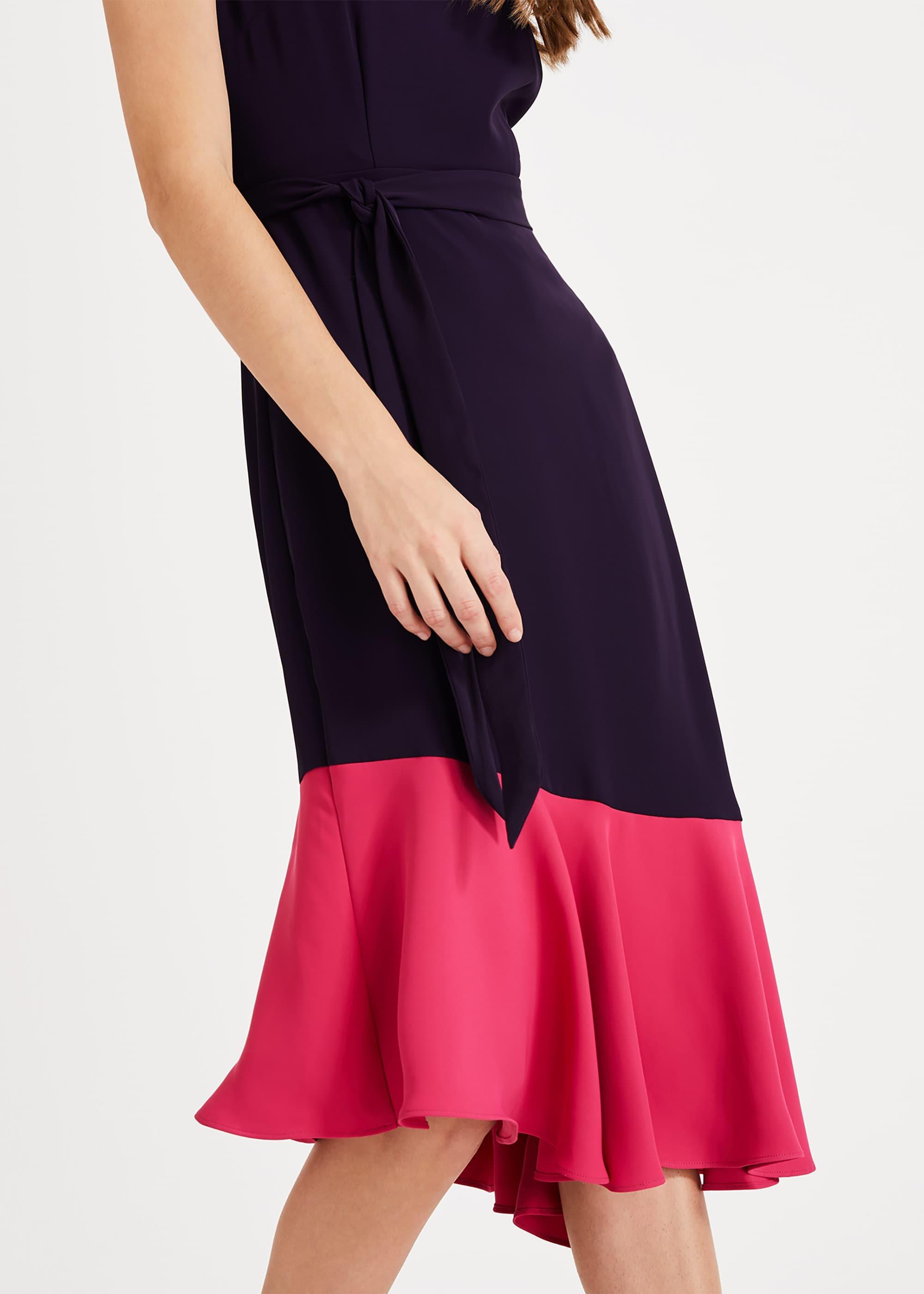 Rosina Contrast Hem Dress