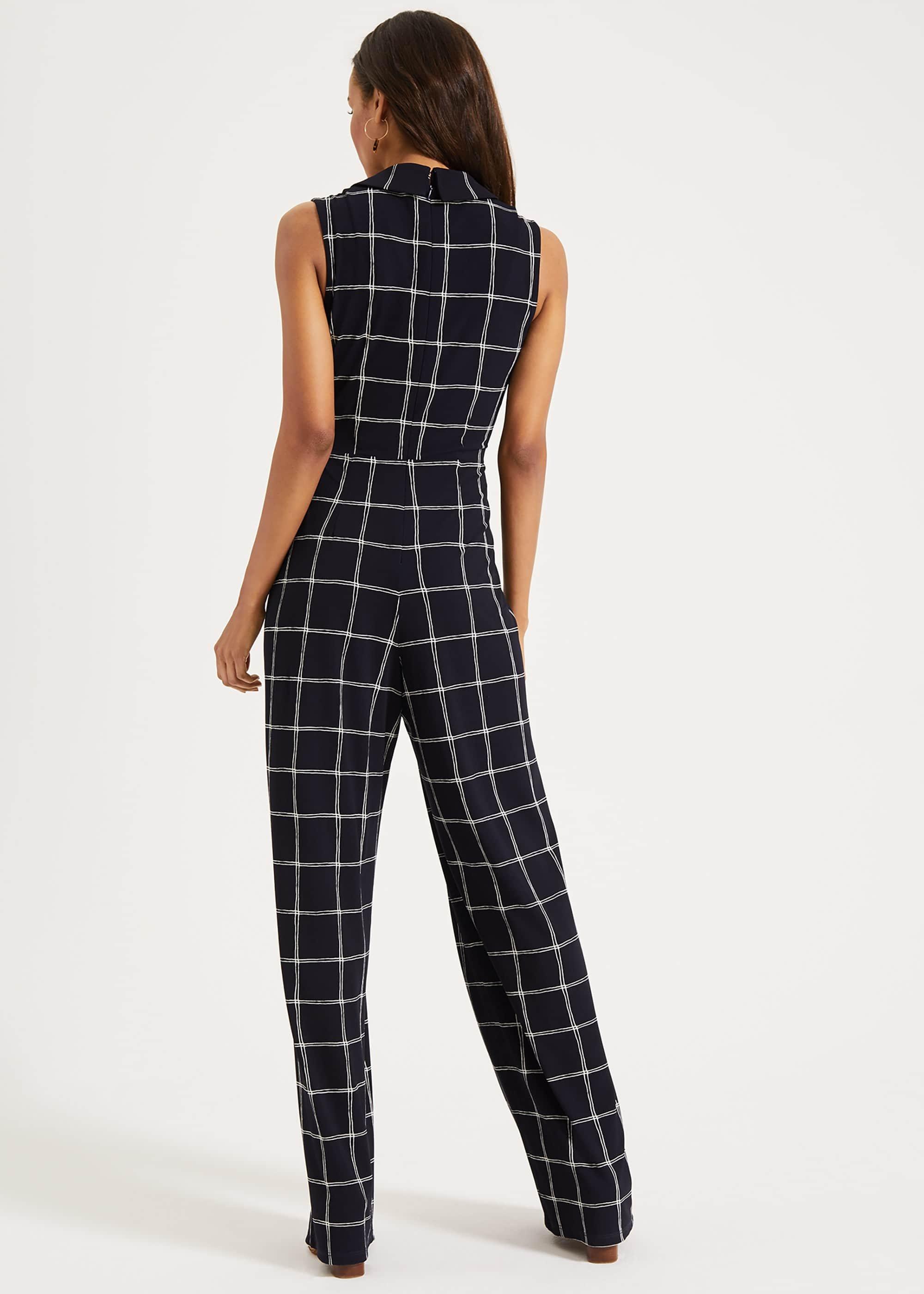 Cheskie Check Jumpsuit