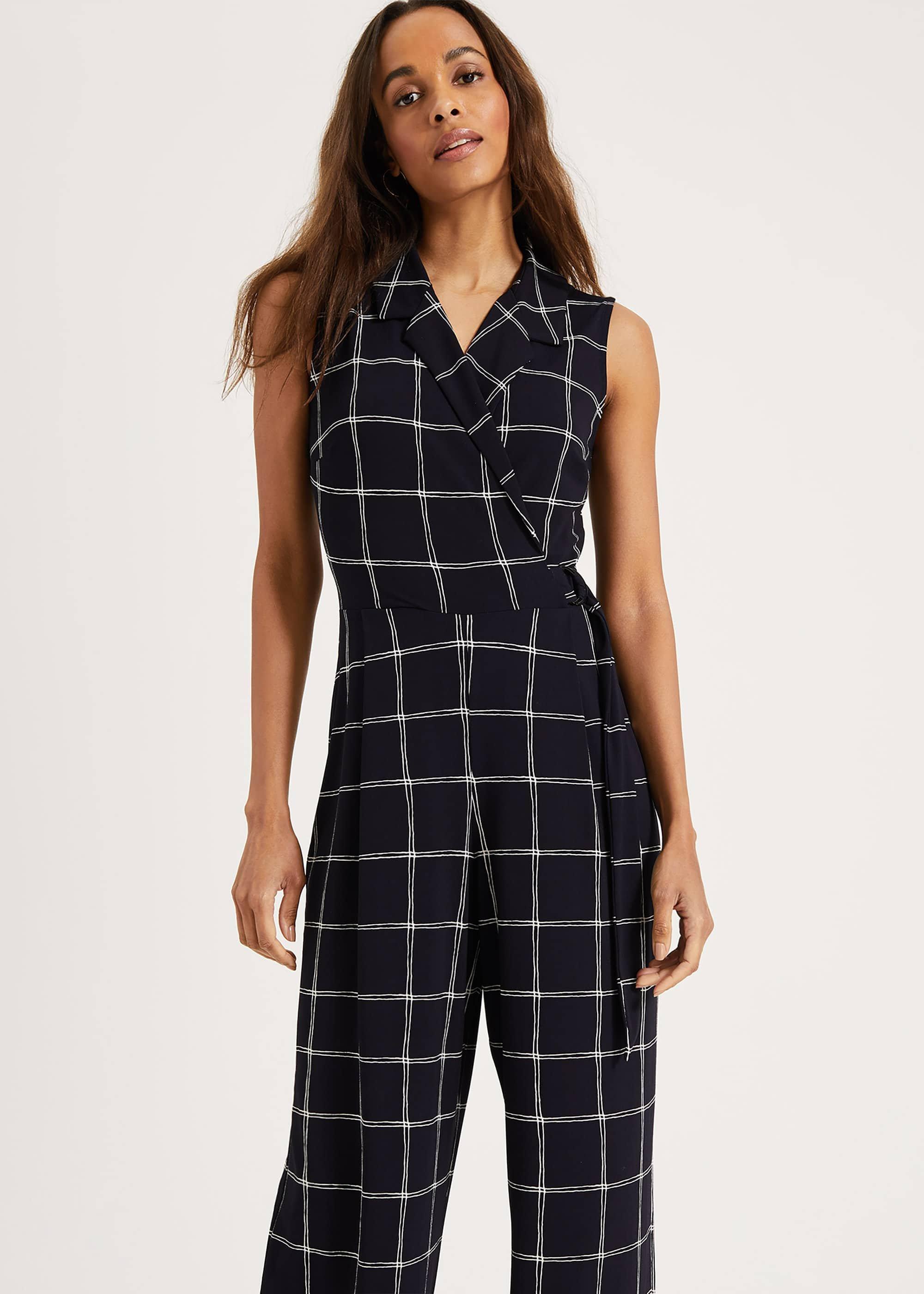 Cheskie Check Jumpsuit