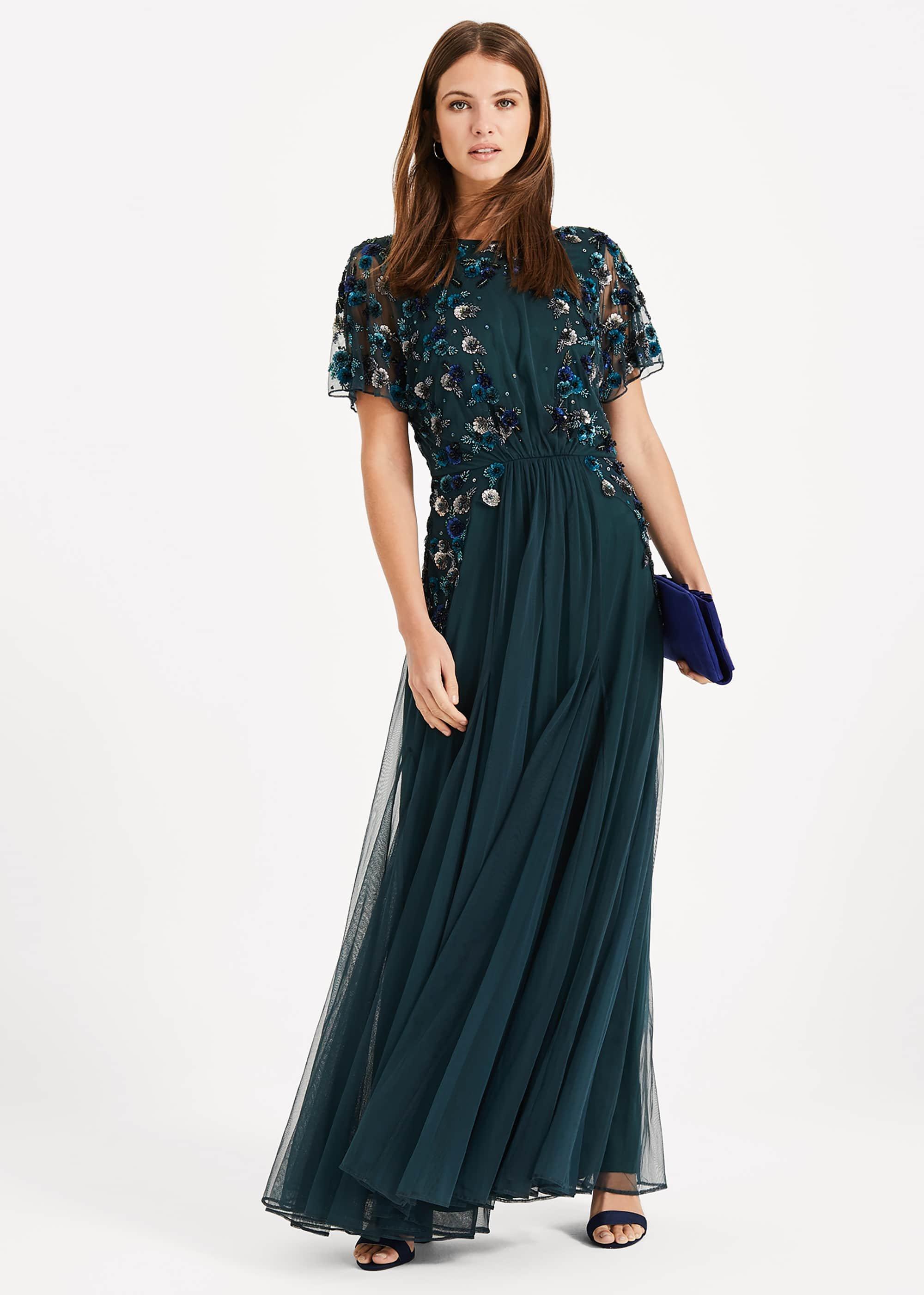 Arlette Beaded Maxi Dress