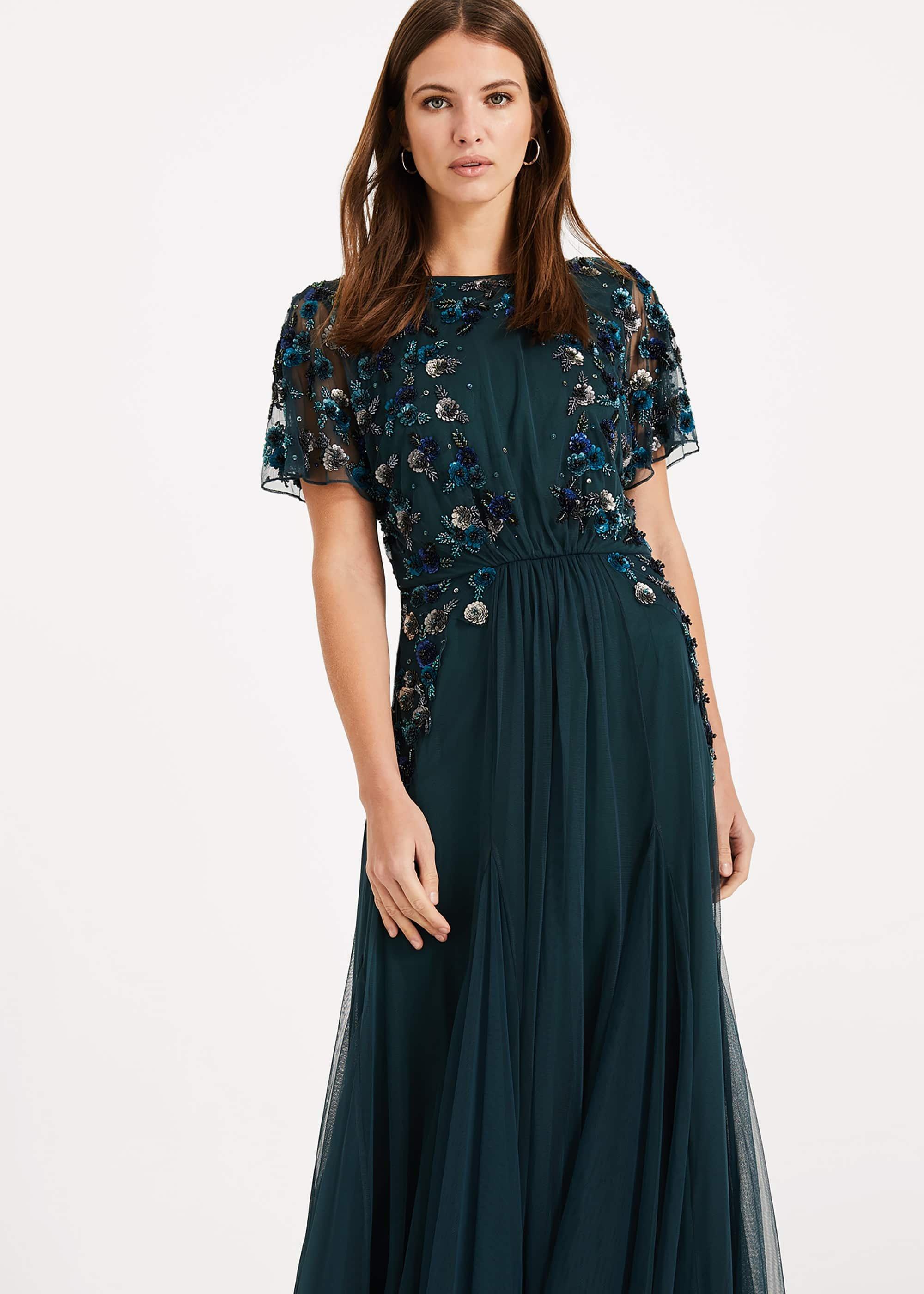 Arlette Beaded Maxi Dress