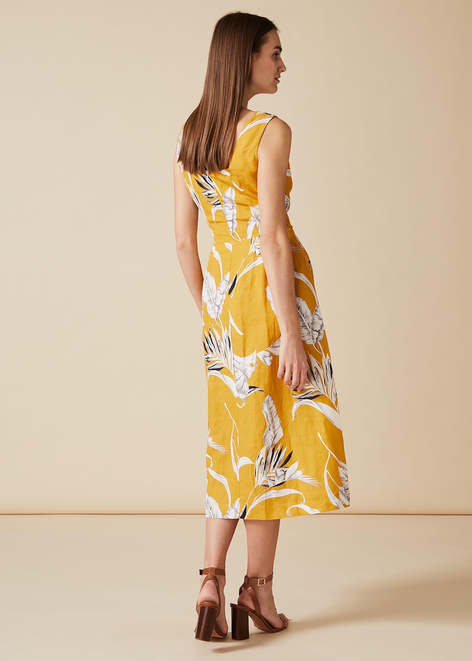 Shaniya Printed Linen Dress