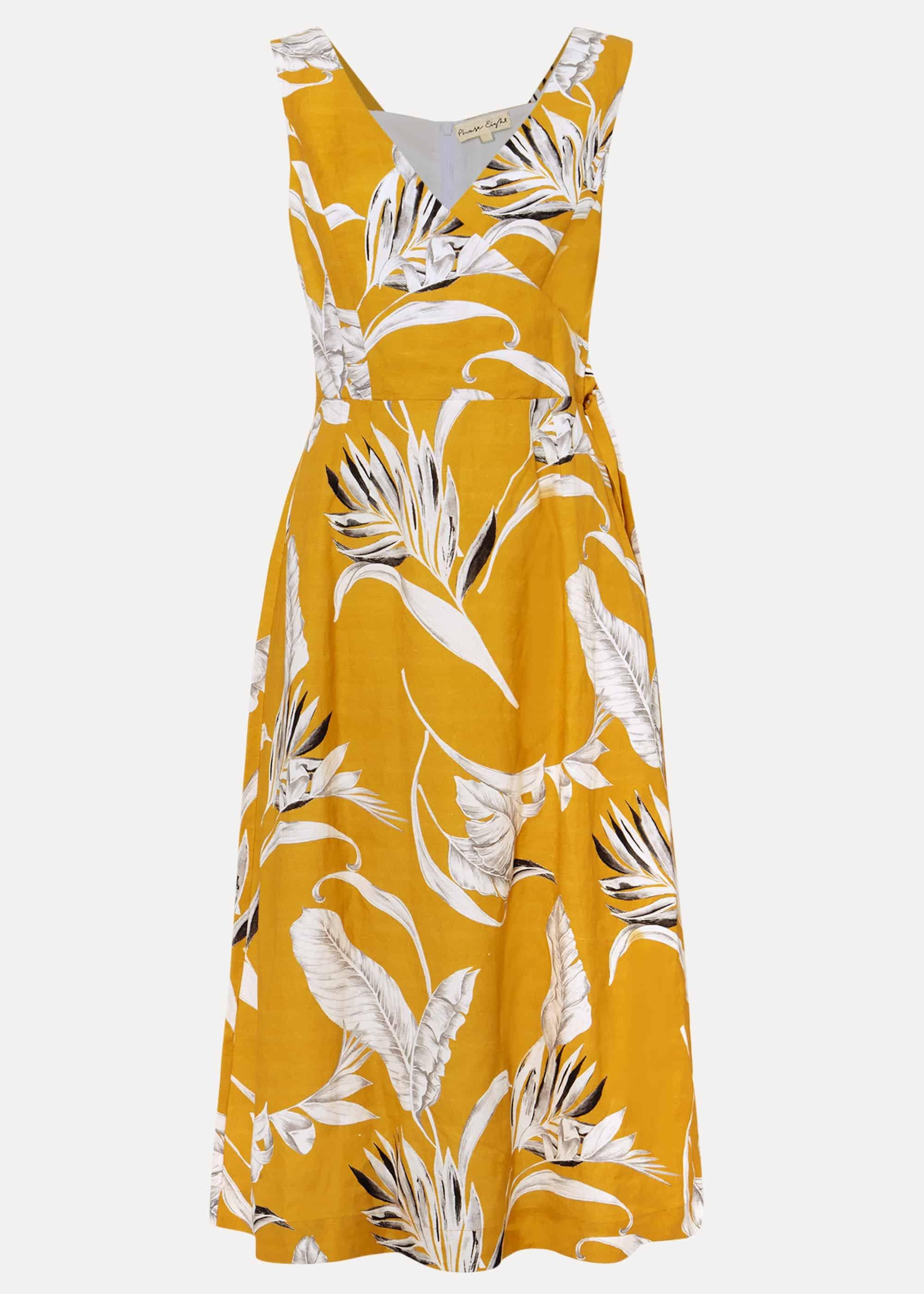 Shaniya Printed Linen Dress