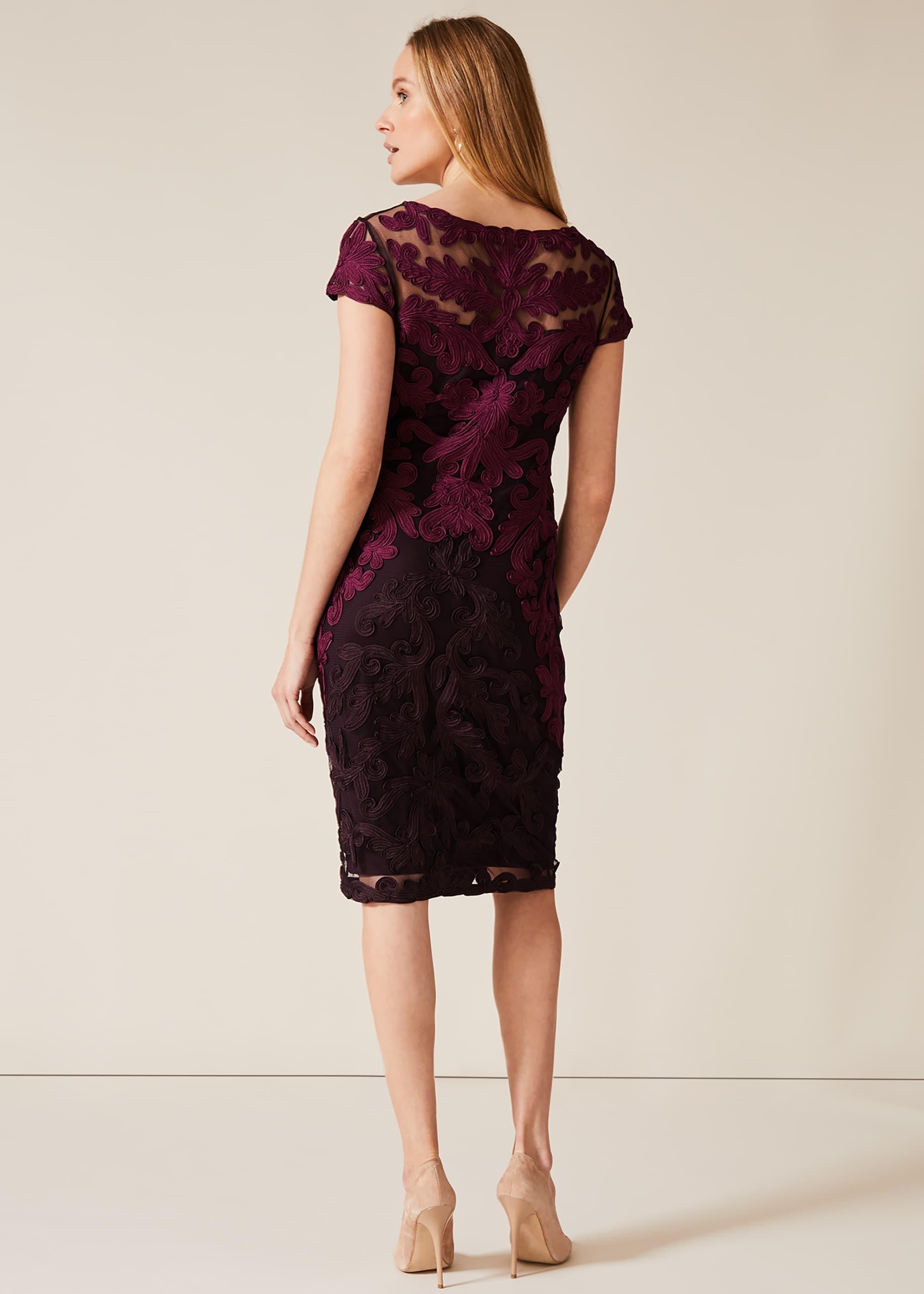 Aida Tapework Lace Dress