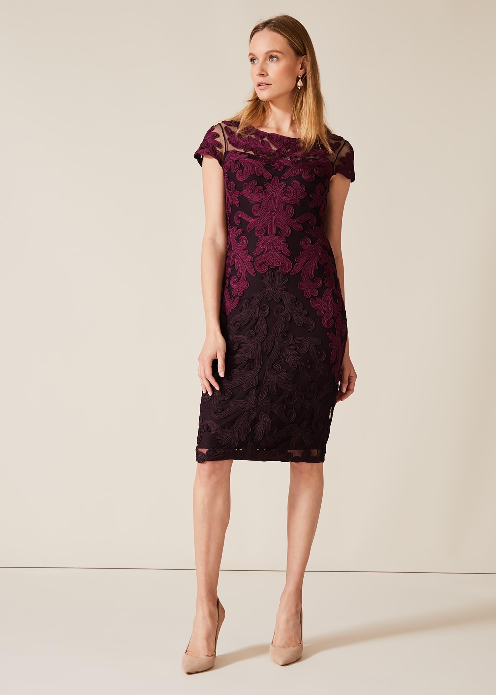 Aida Tapework Lace Dress