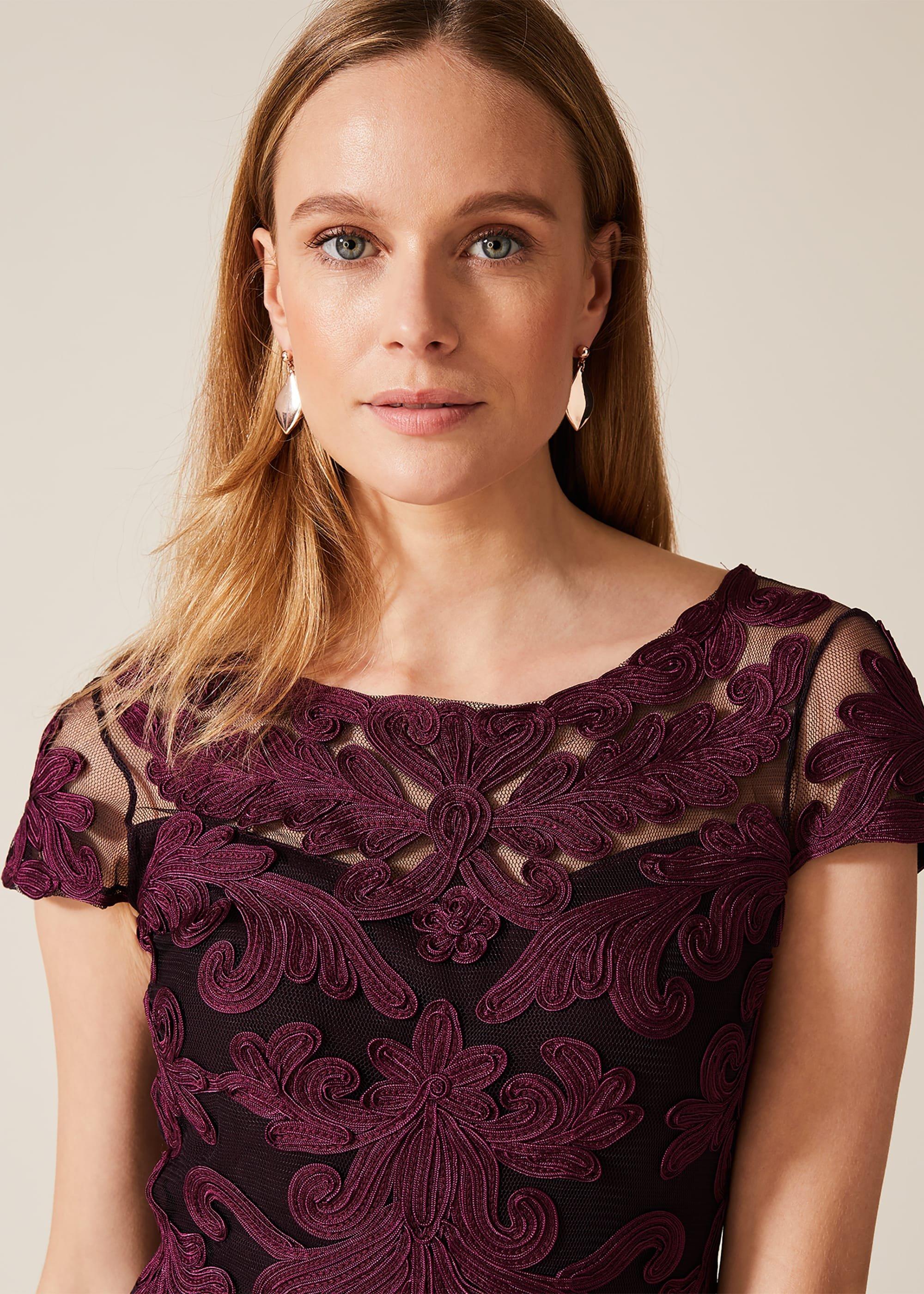 Aida Tapework Lace Dress