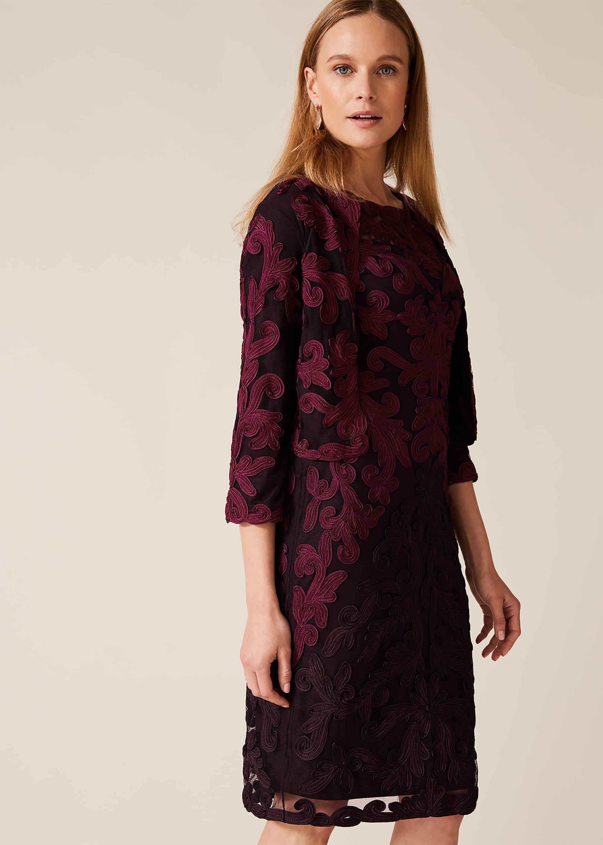 Aida Tapework Lace Dress