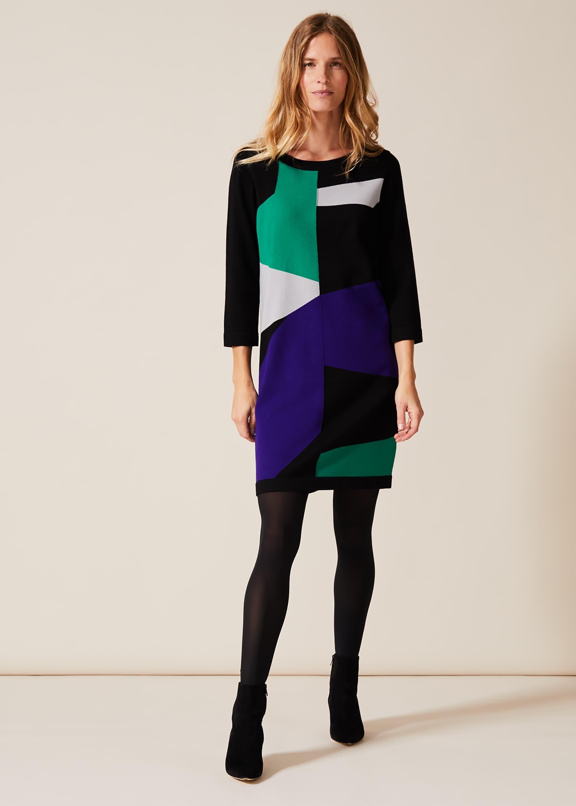 Caleigh Colourblock Dress