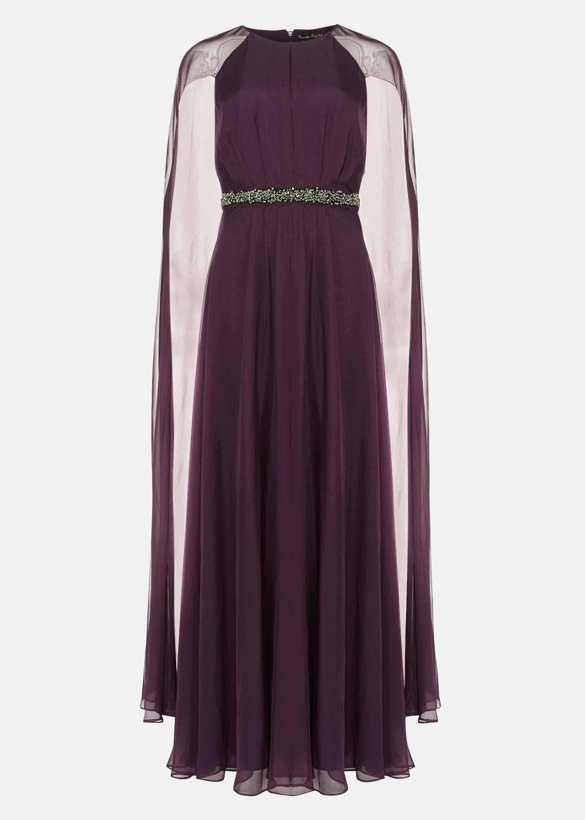 Samira Cape Beaded Dress