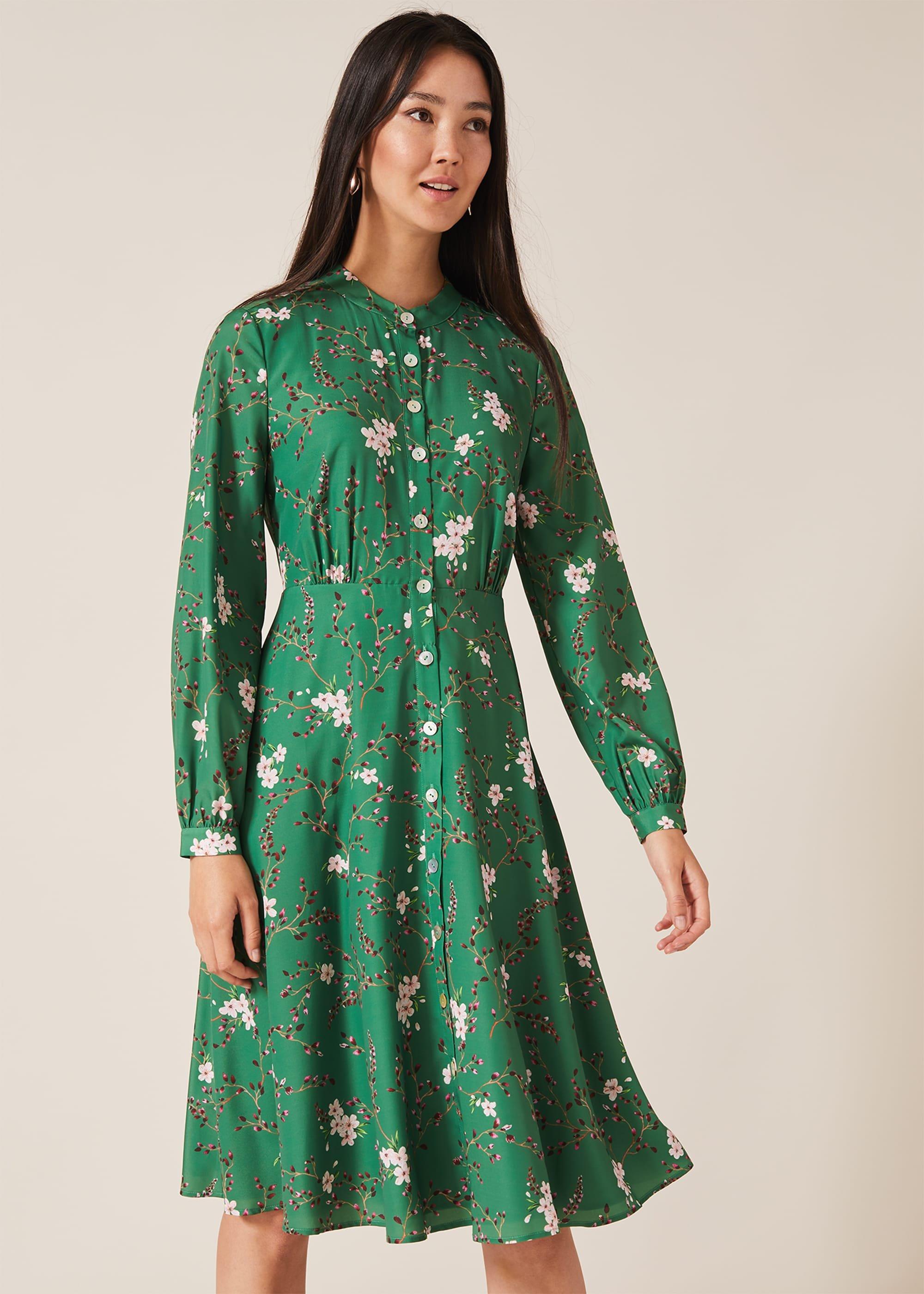 Christina Floral Shirt Dress