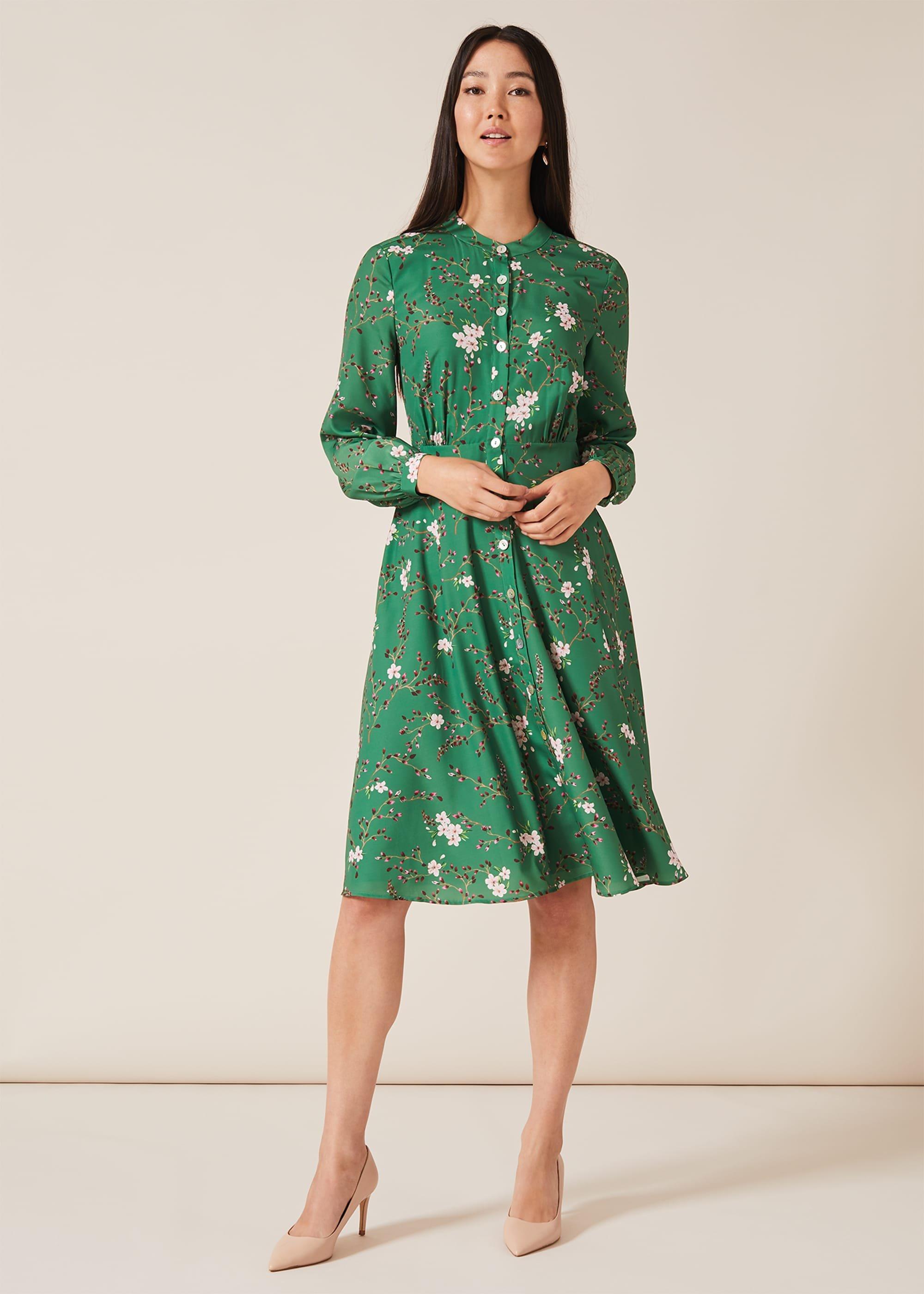 Christina Floral Shirt Dress
