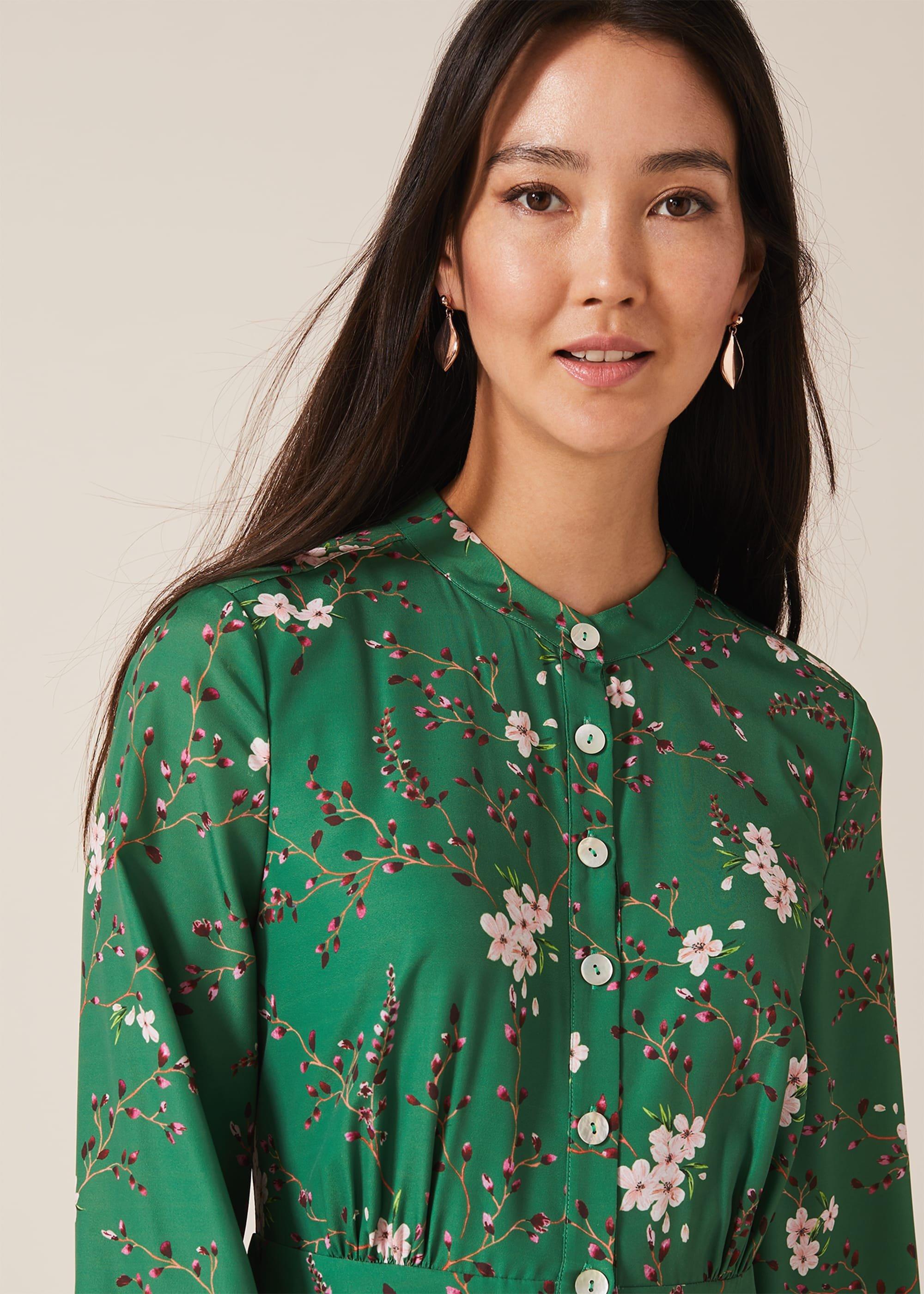 Christina Floral Shirt Dress