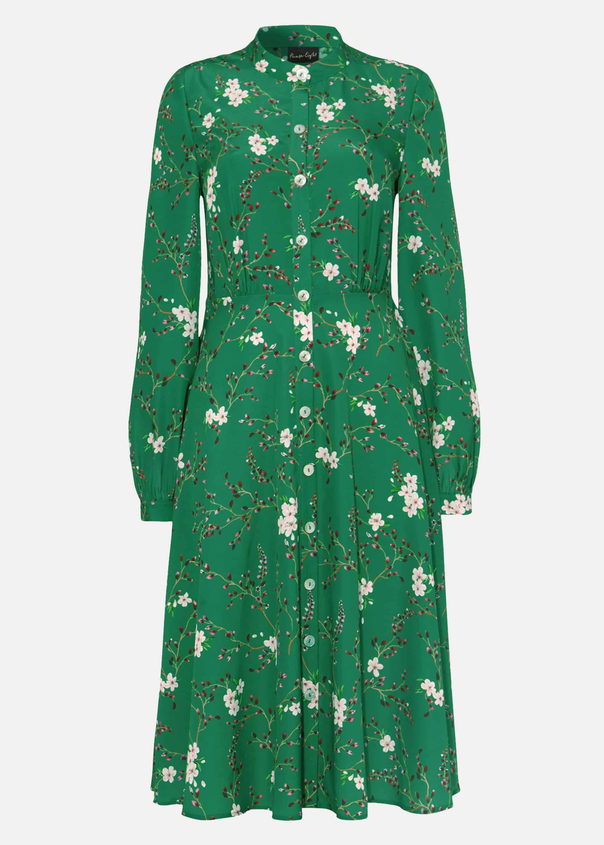 Christina Floral Shirt Dress