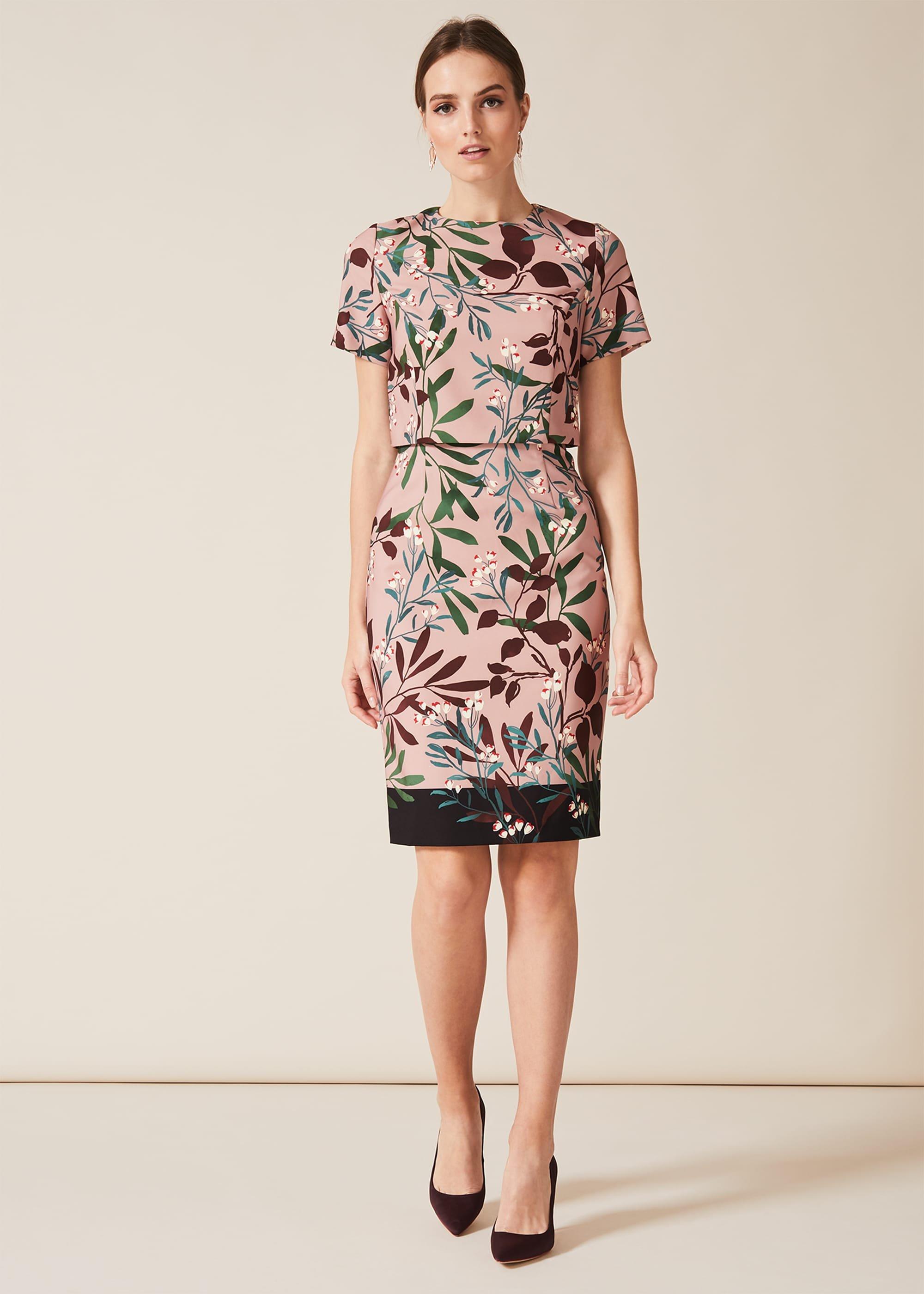 Joan Double Layer Printed Dress