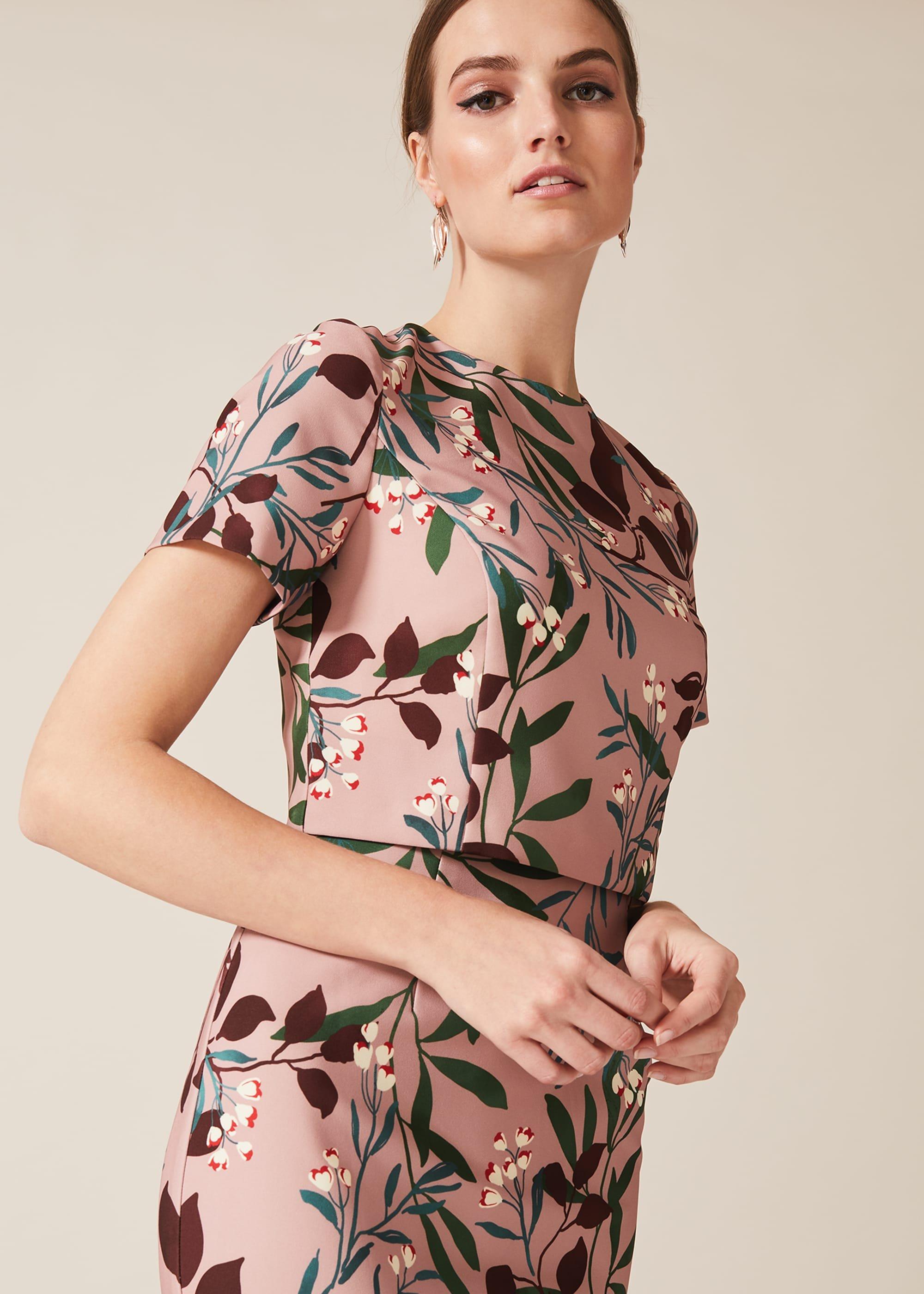Joan Double Layer Printed Dress