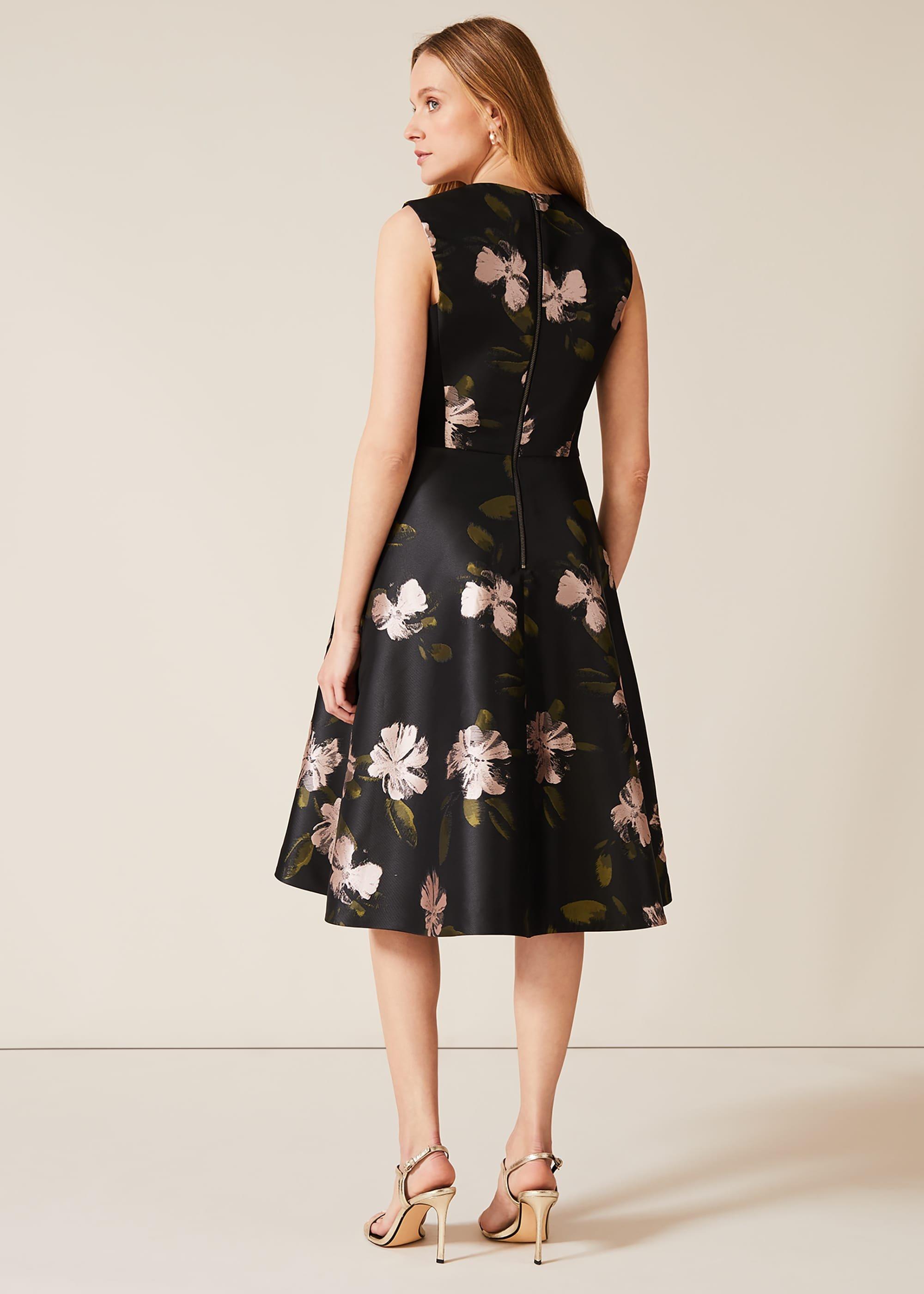 Sandy Floral Jacquard Dress