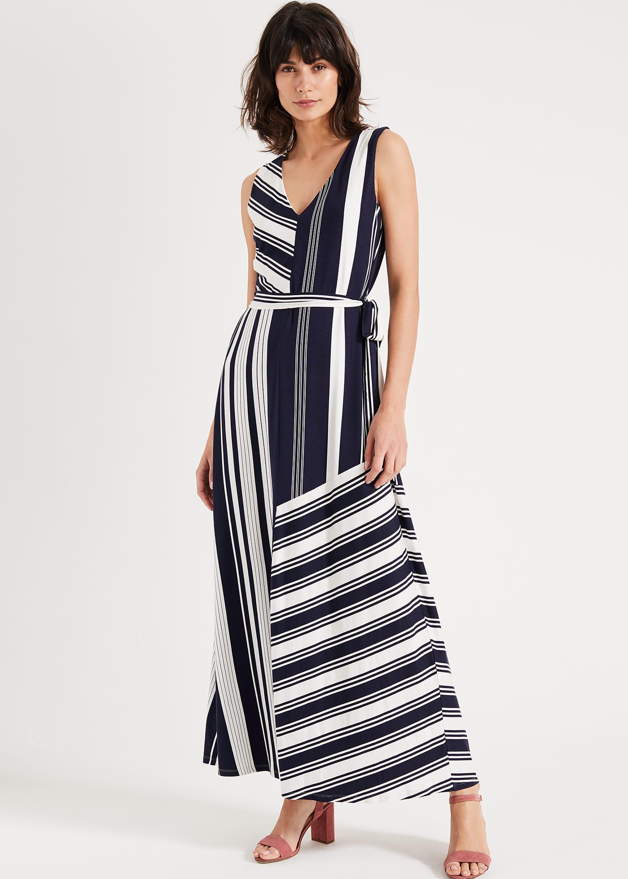 Shania Stripe Maxi Dress