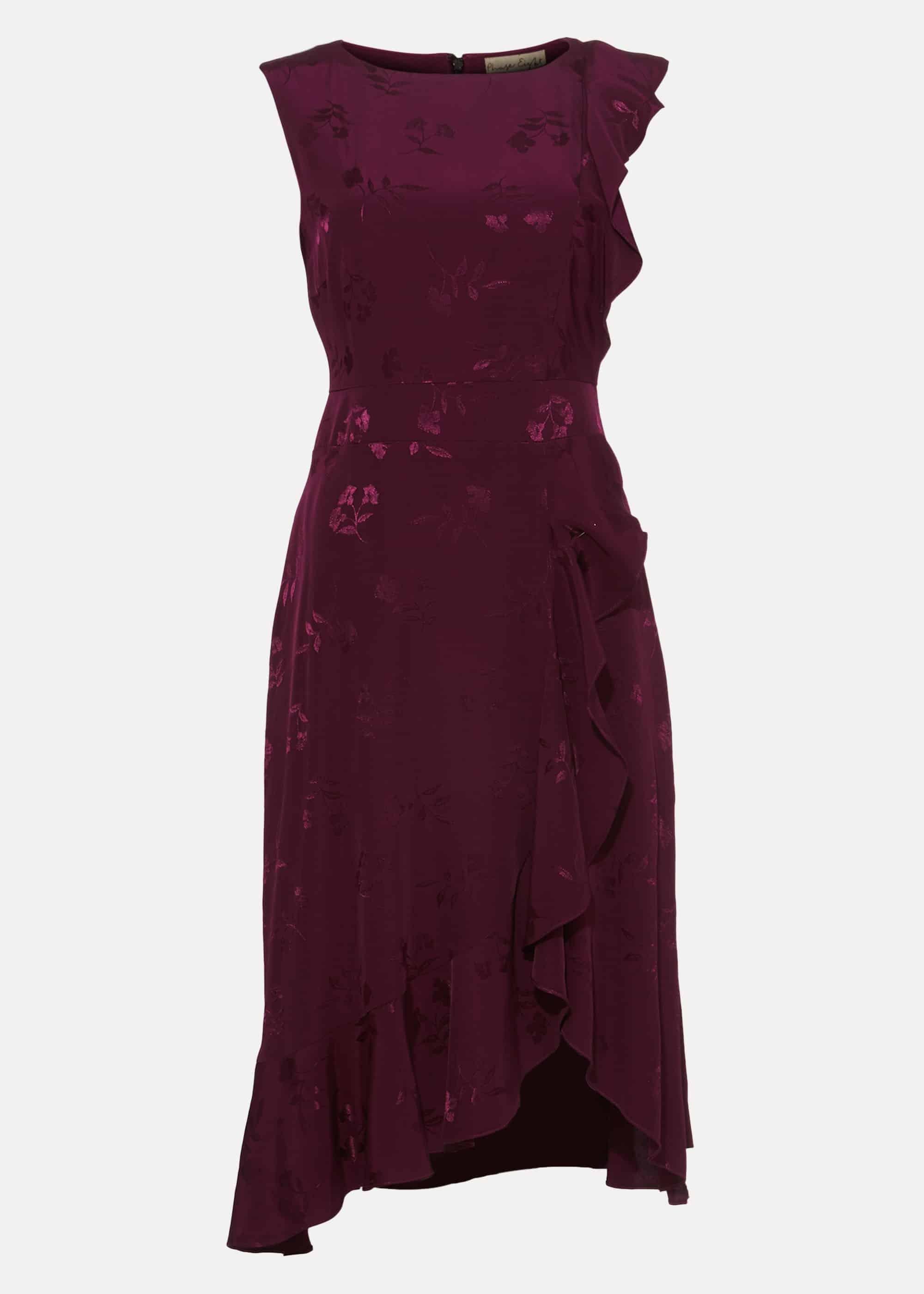 Reese Jacquard Frill Dress