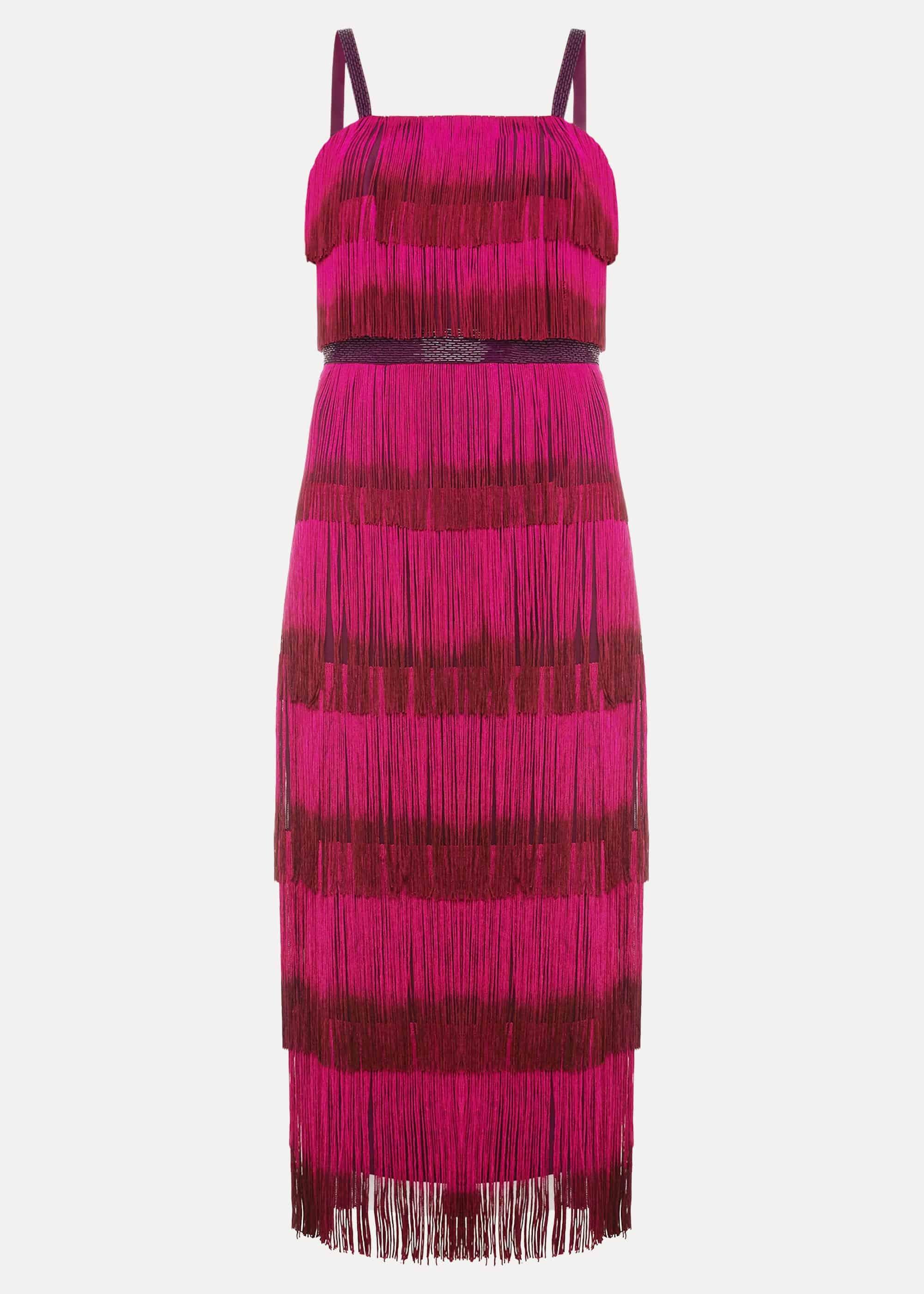 Katalina Dip Dye Fringe Dress