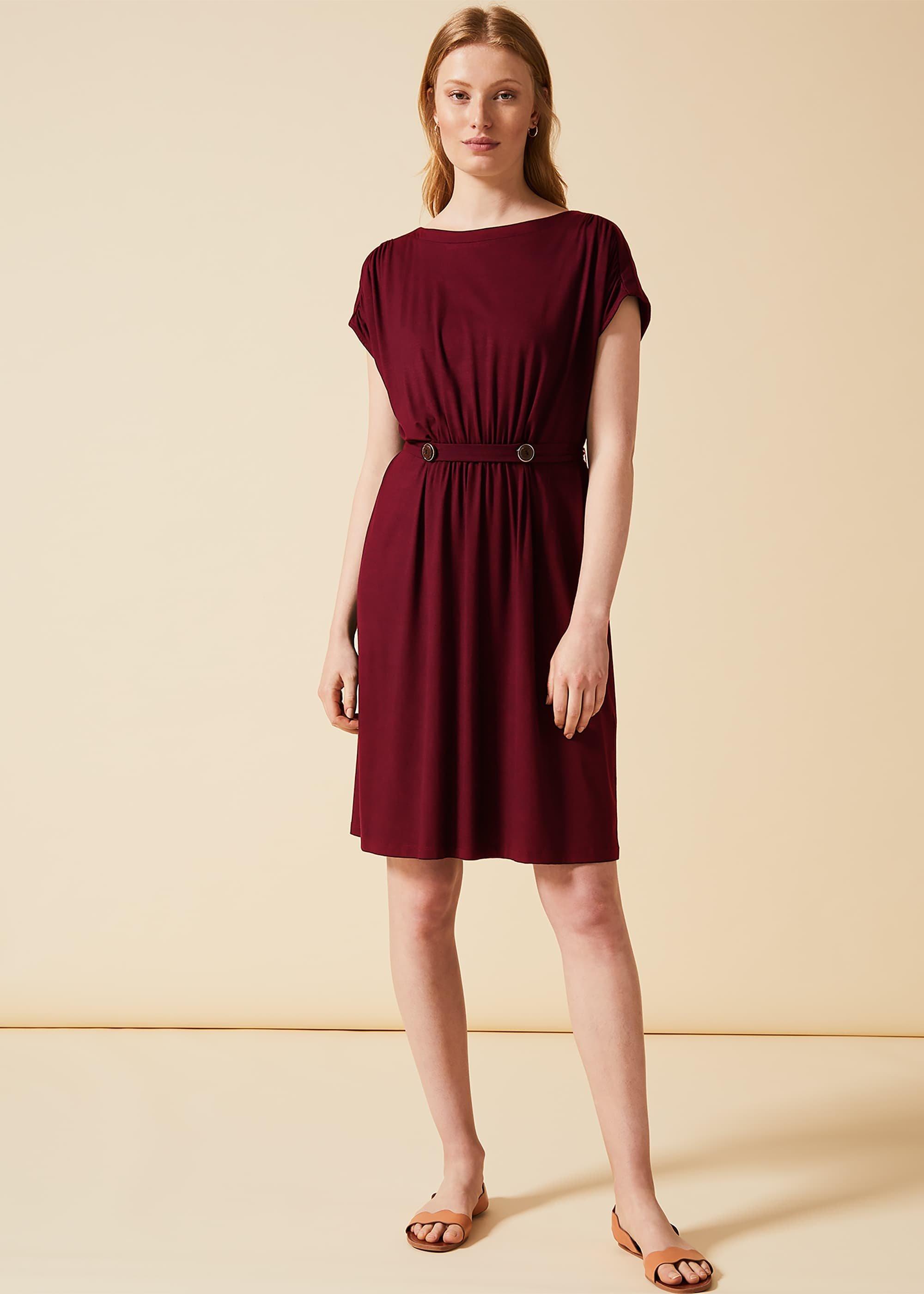 Fawn Button Dress