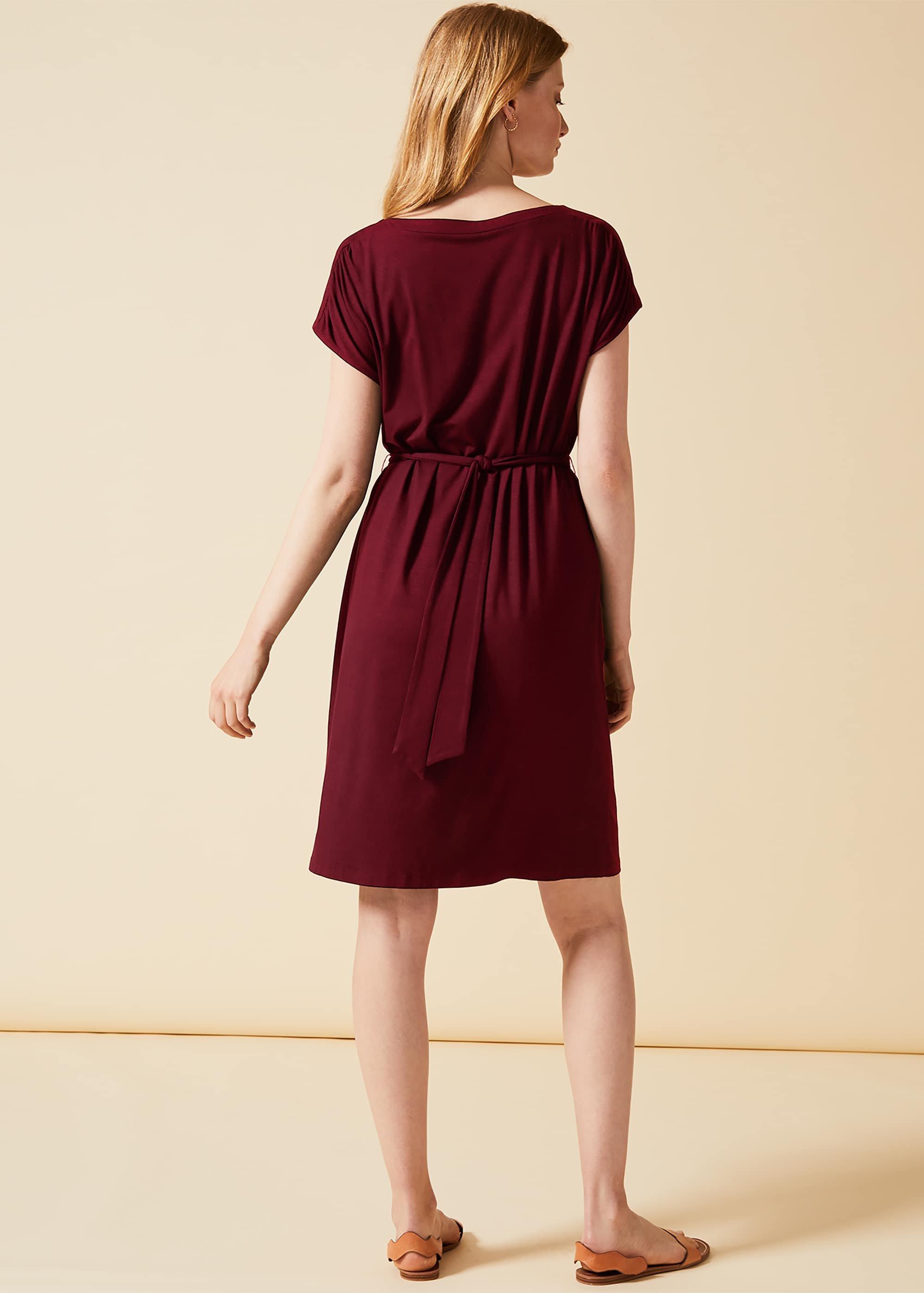 Fawn Button Dress