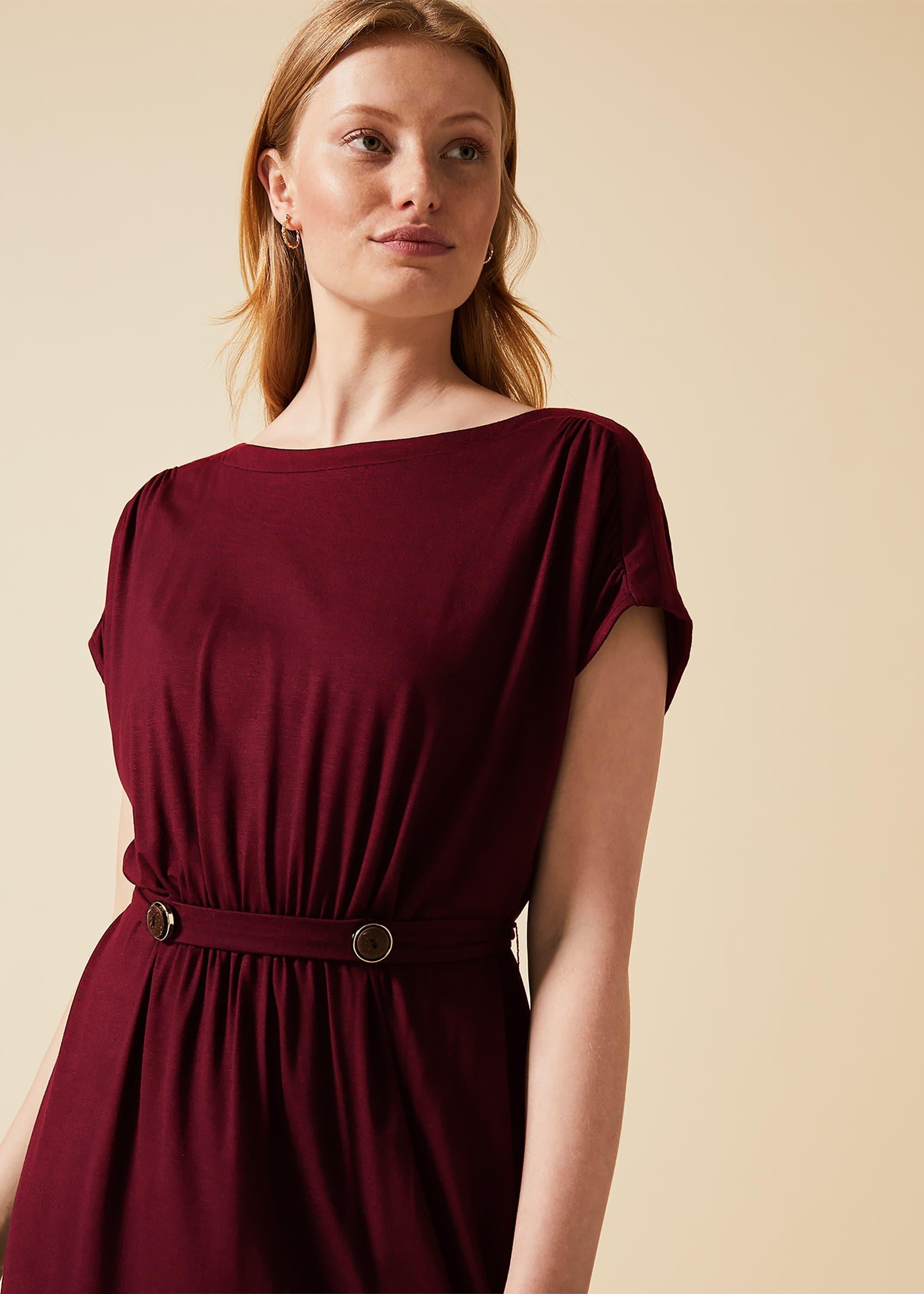 Fawn Button Dress