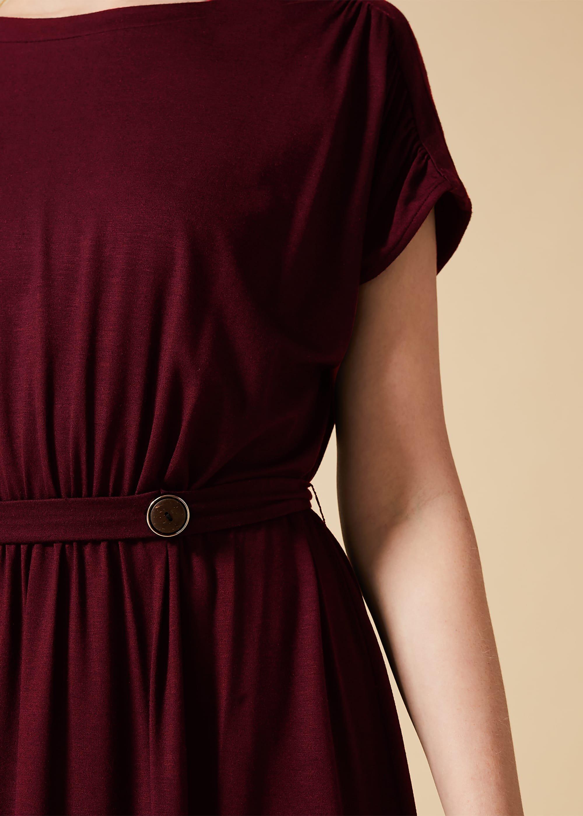 Fawn Button Dress
