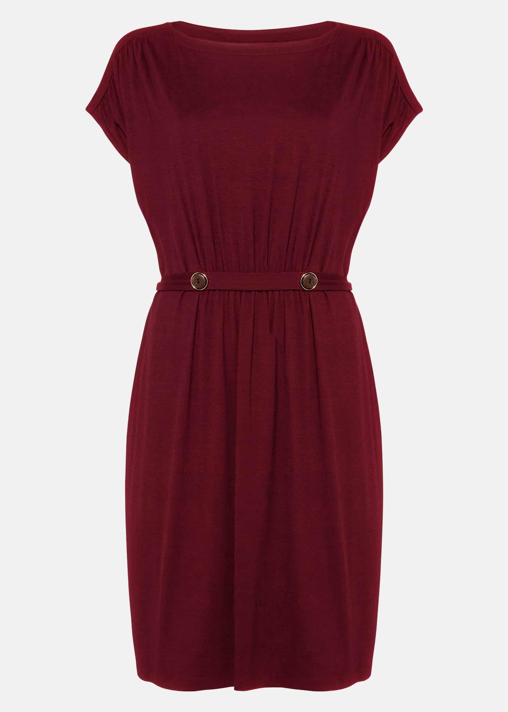 Fawn Button Dress