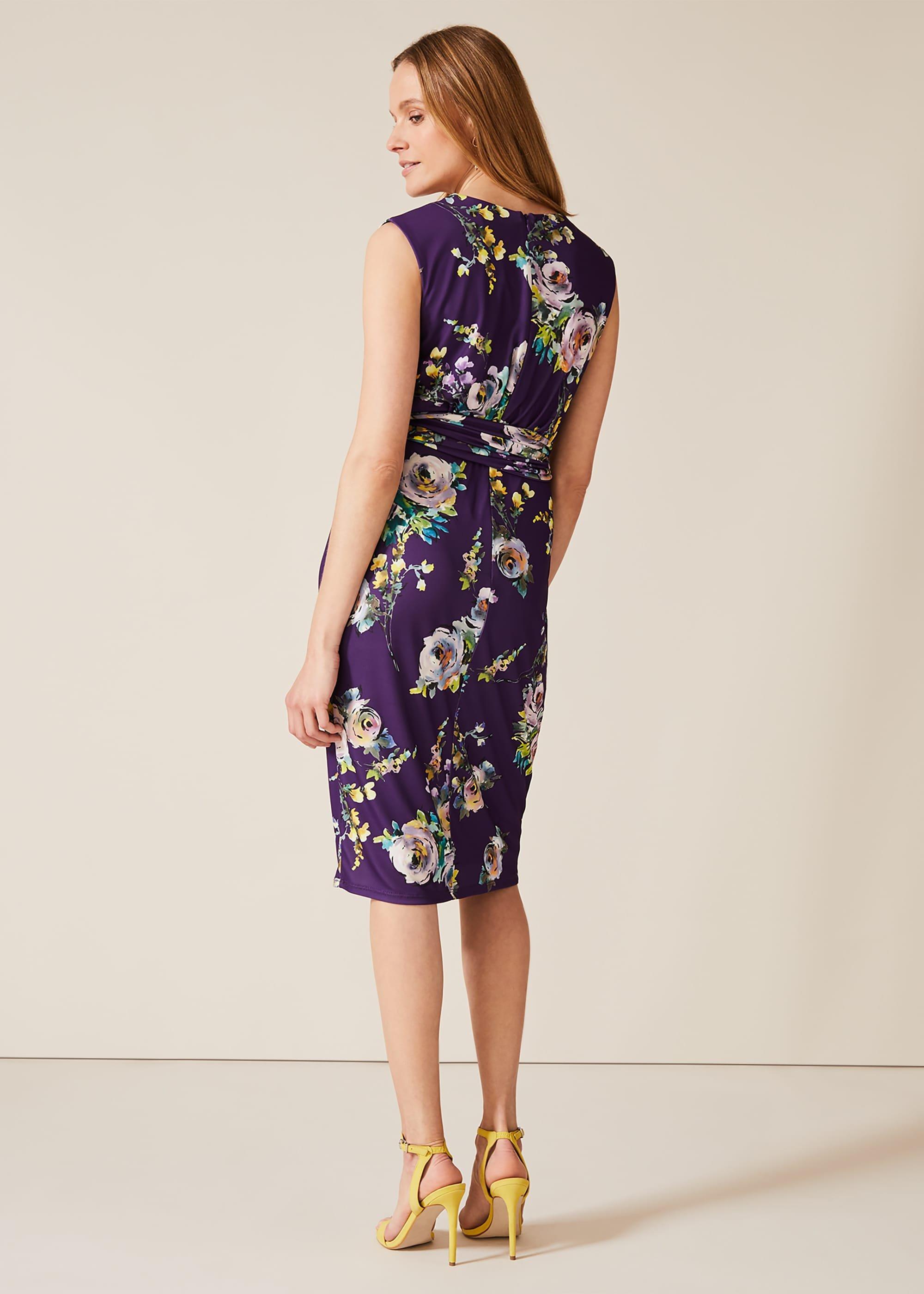 Franchesca Floral Print Dress