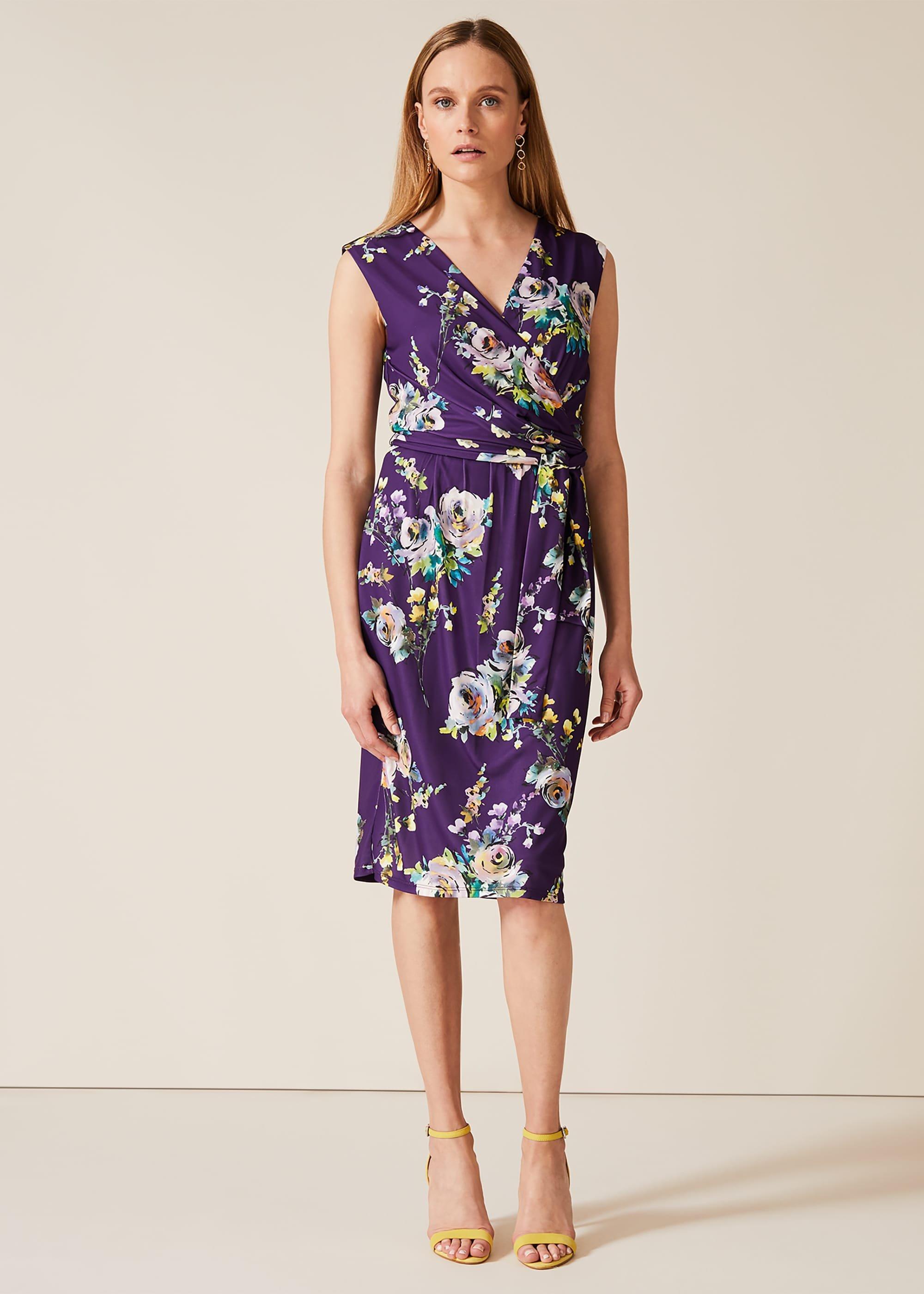 Franchesca Floral Print Dress