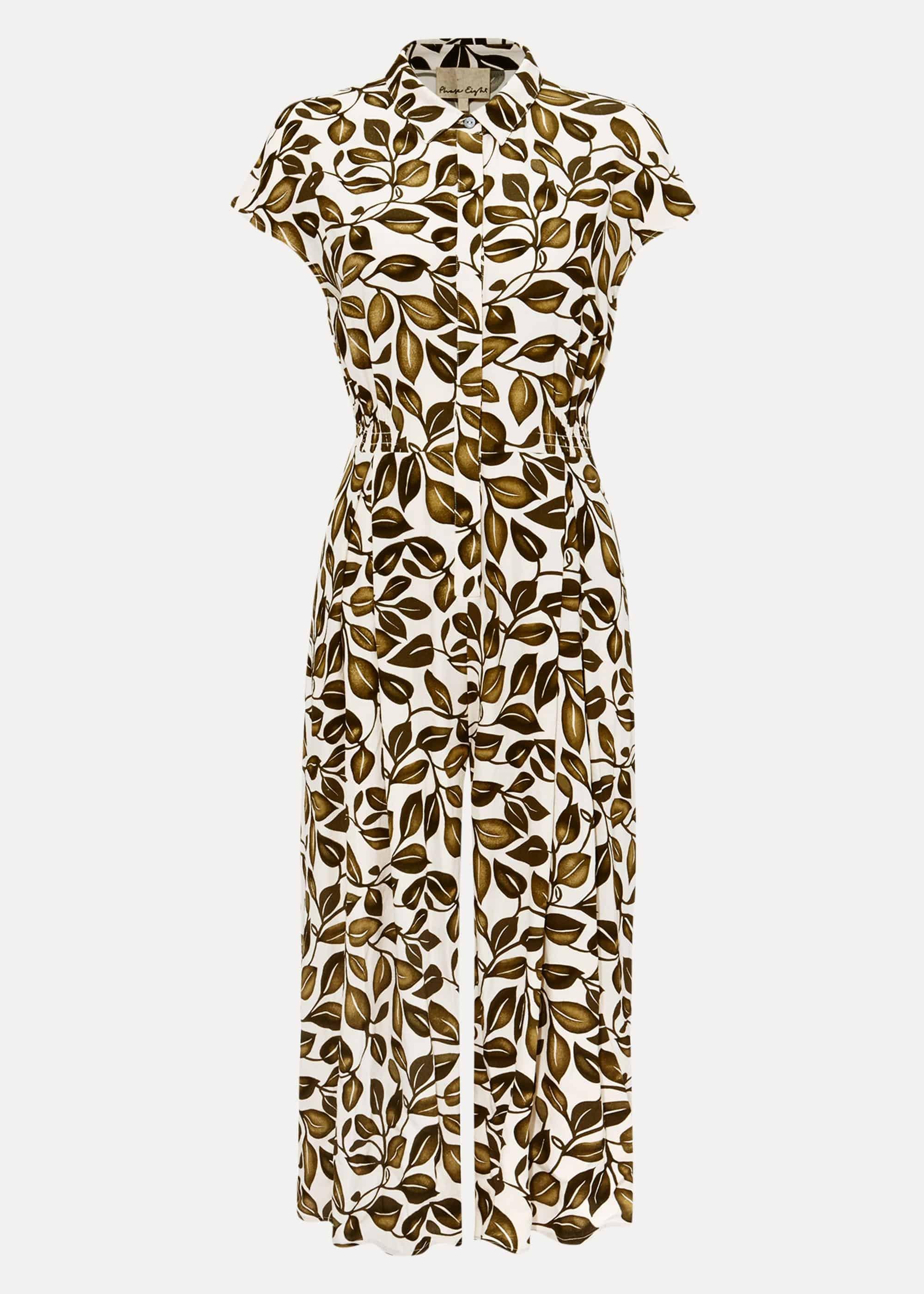 Palm Print Jumpsuit