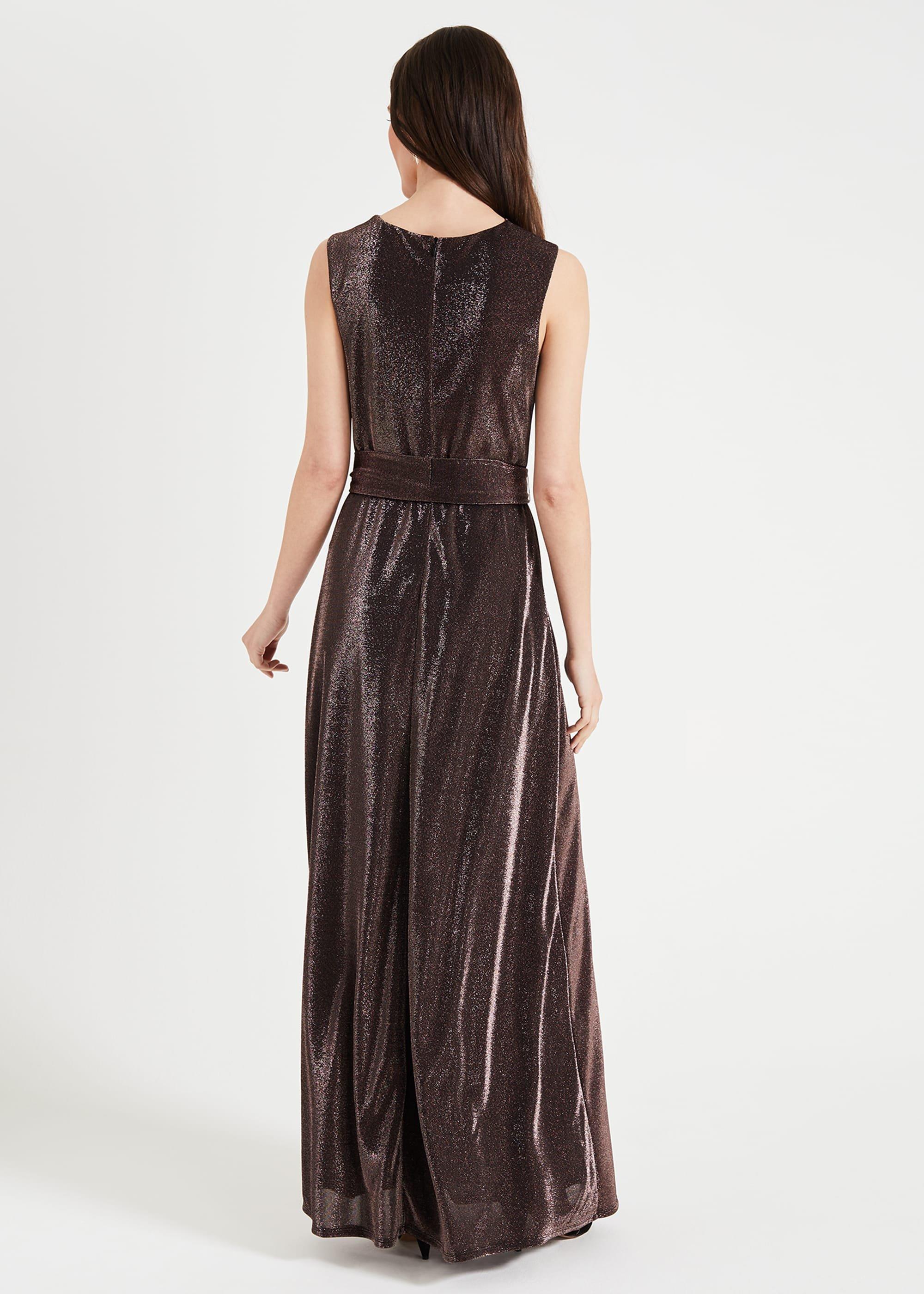 Evelyn Shimmer Maxi Dress
