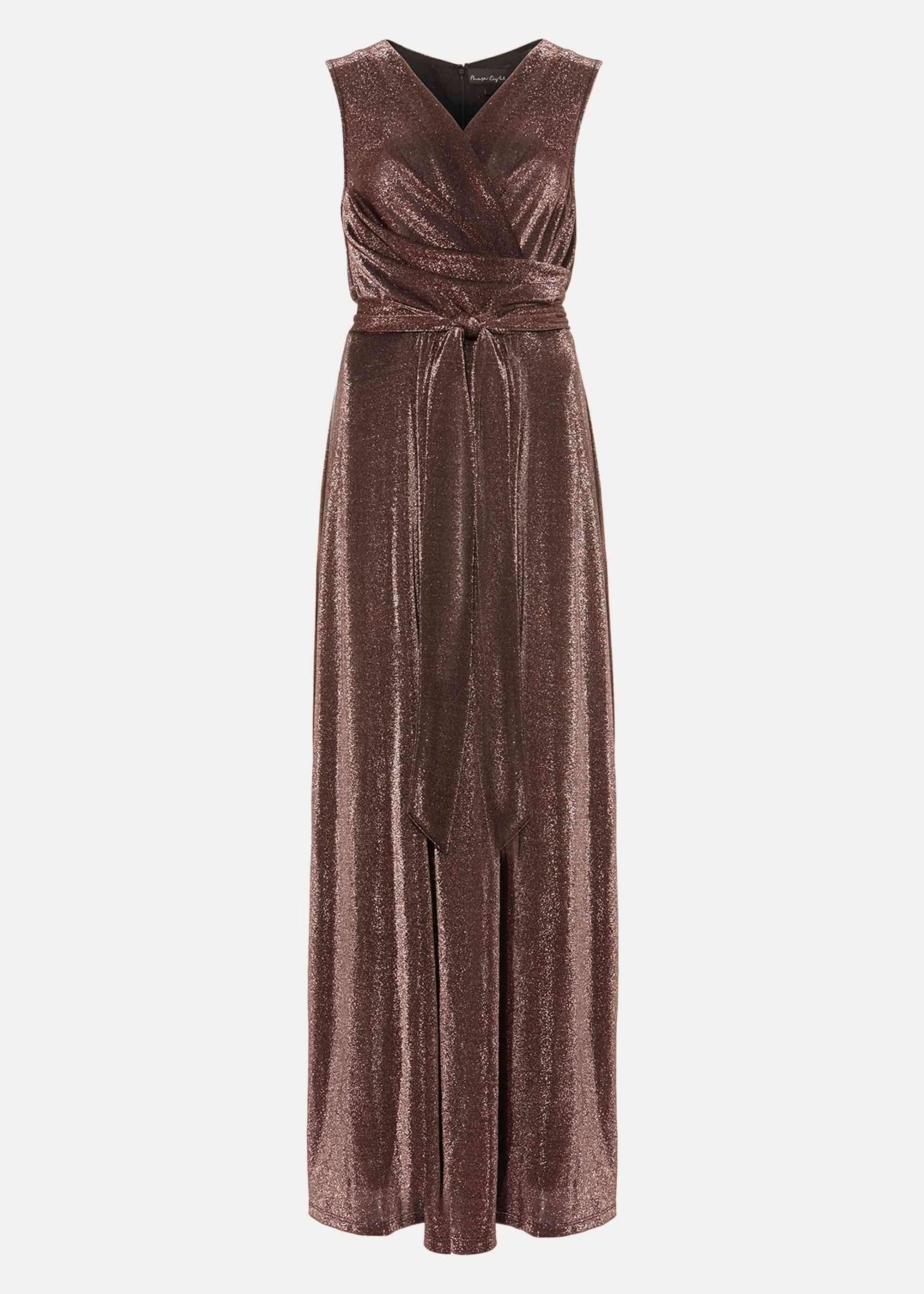 Evelyn Shimmer Maxi Dress
