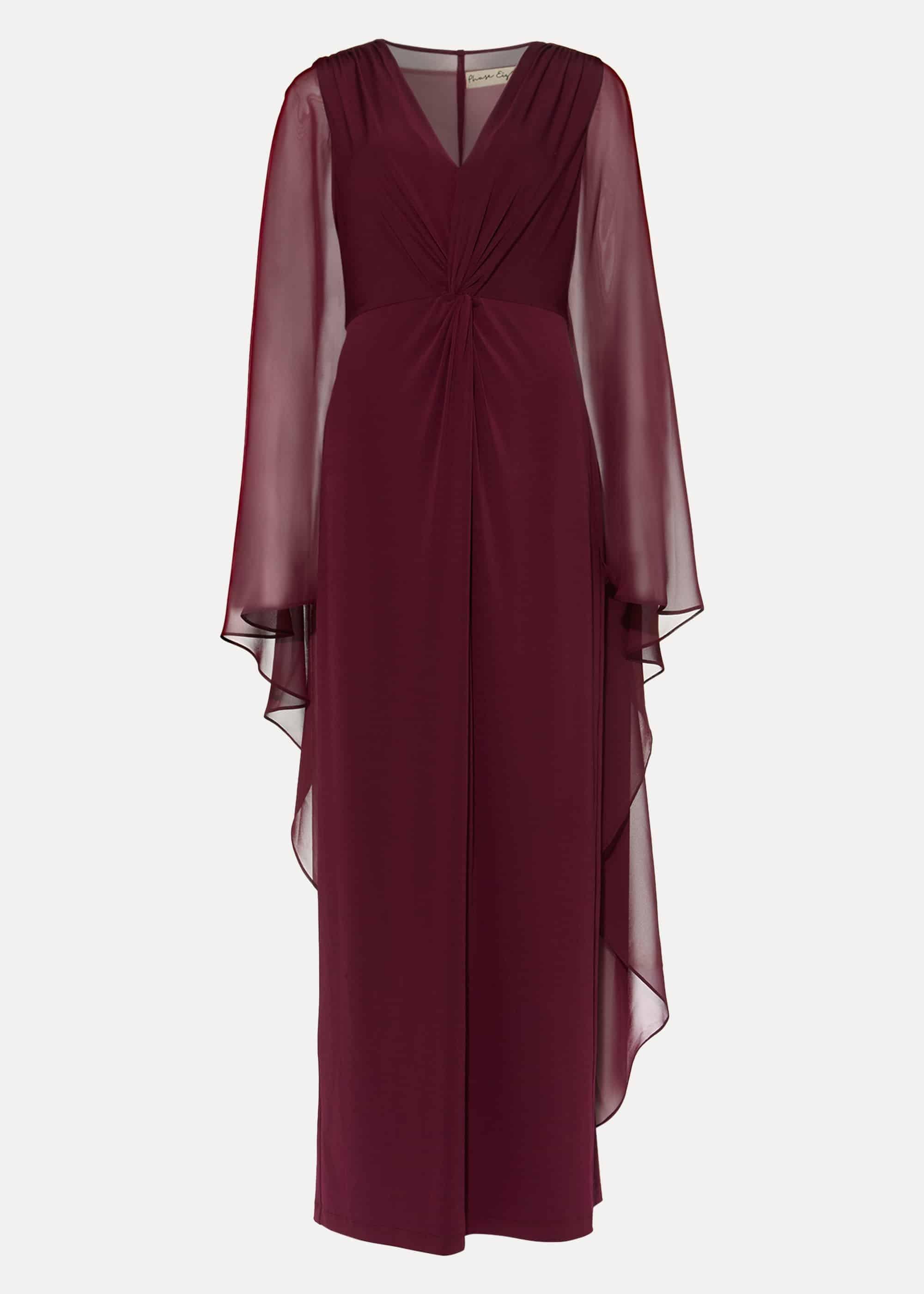 Edna Cape Maxi Dress