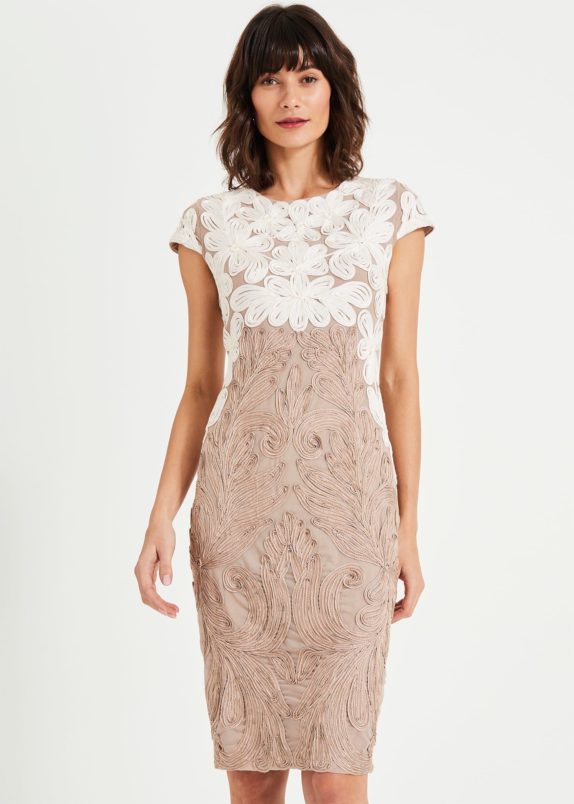 Catheleen Tapework Lace Dress
