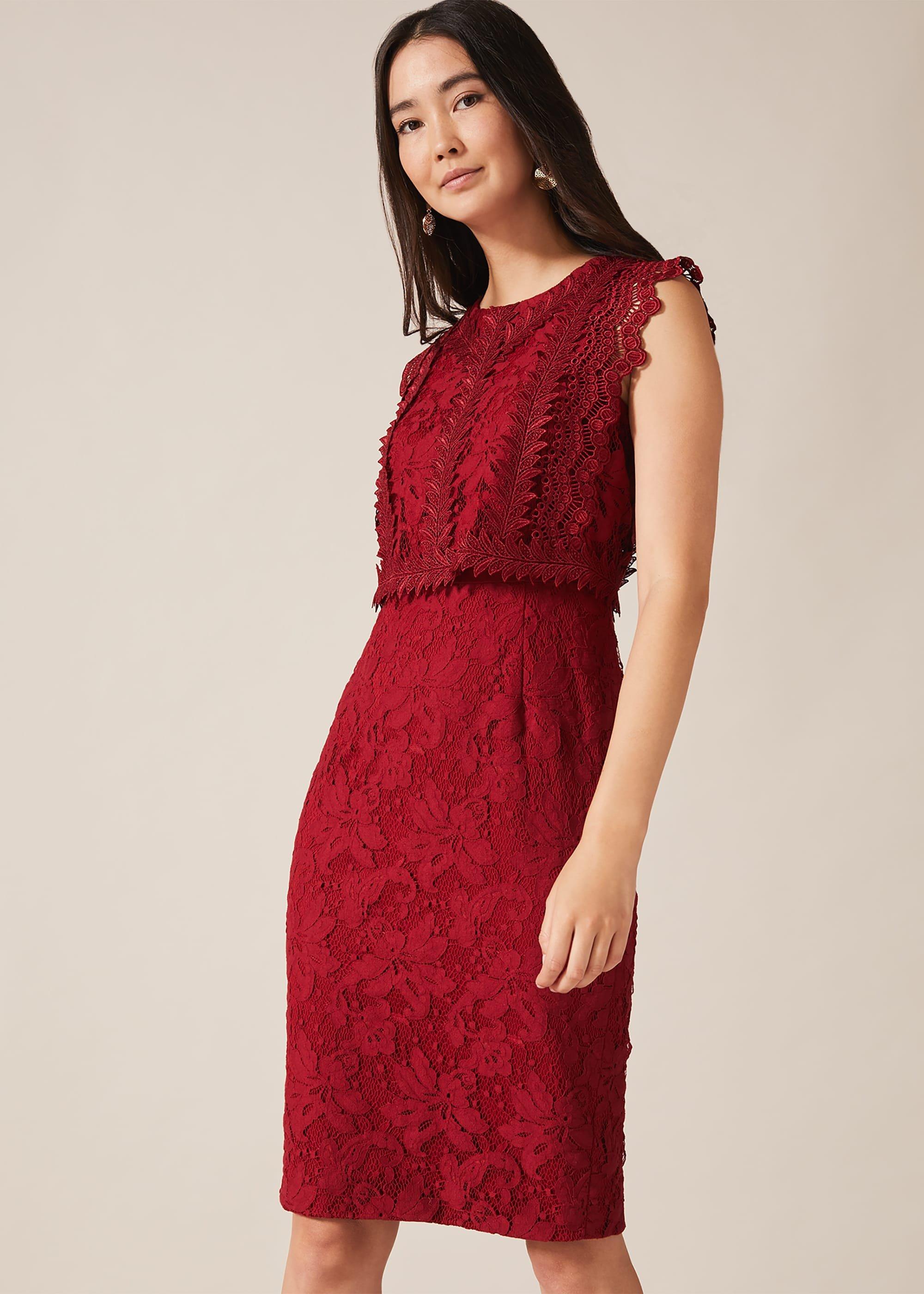 Alex Lace Double Layer Dress