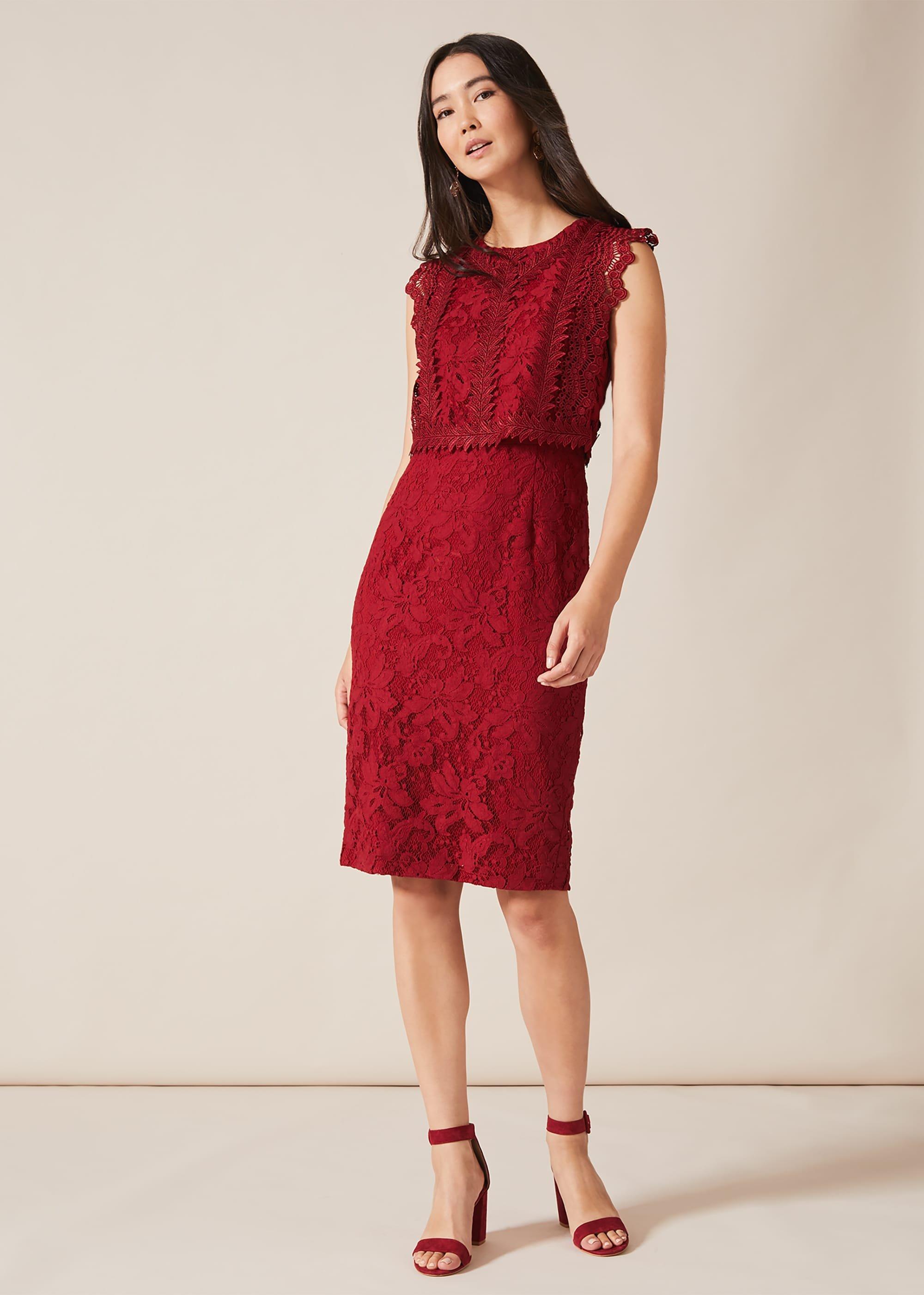 Alex Lace Double Layer Dress