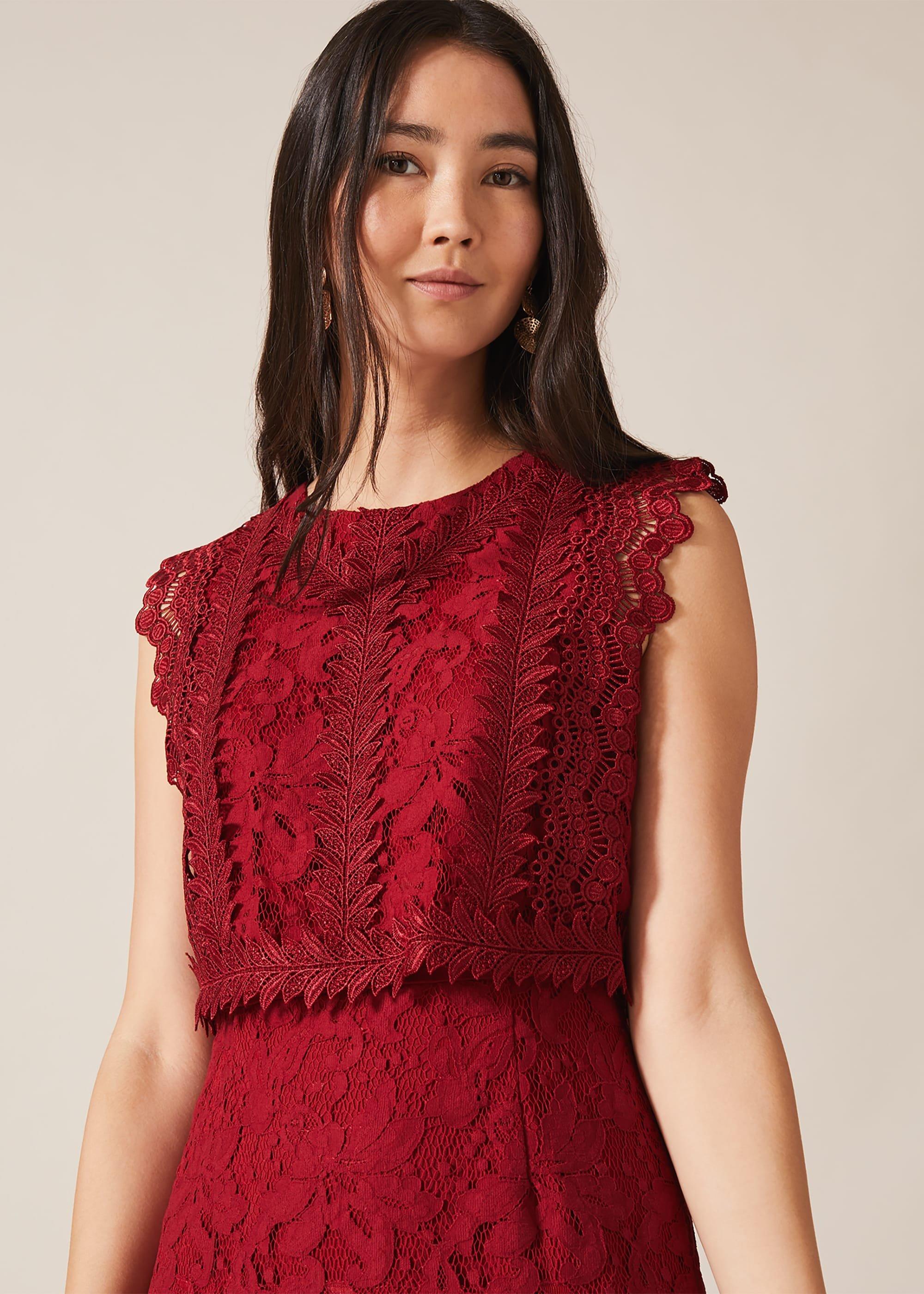 Alex Lace Double Layer Dress