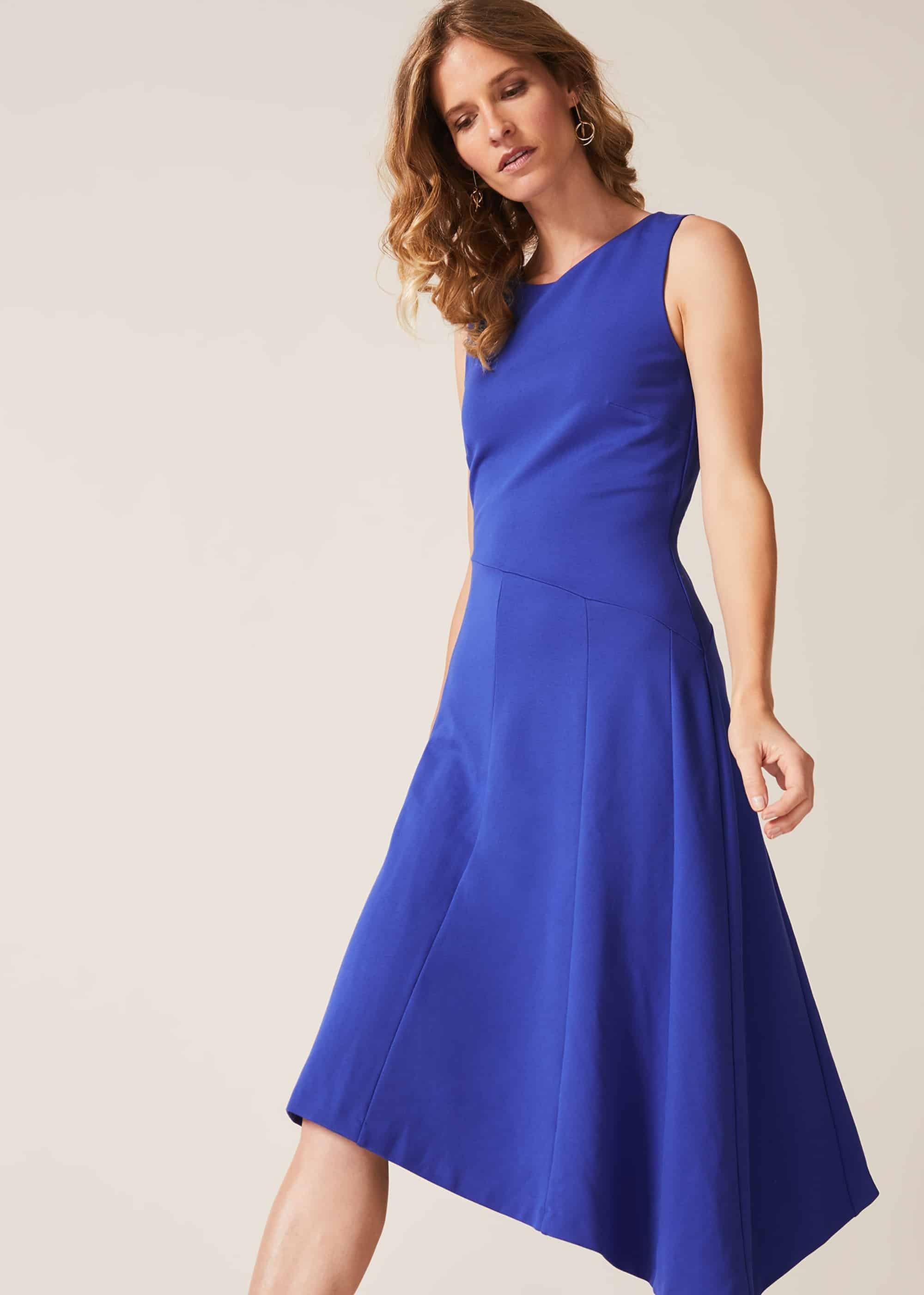 Floella Panelled Asymmetric Dress