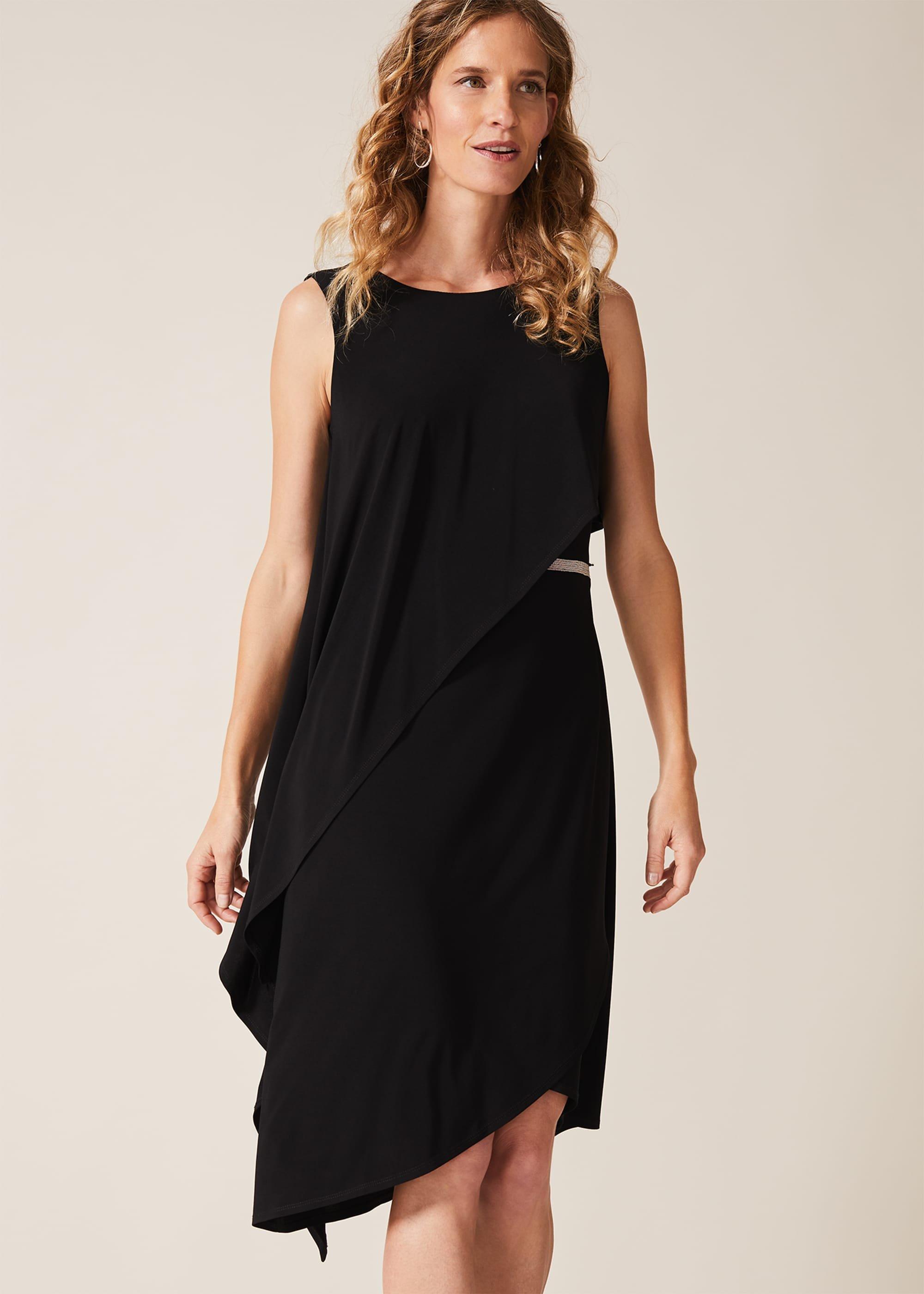 Julitta Bead Trim Overlay Dress