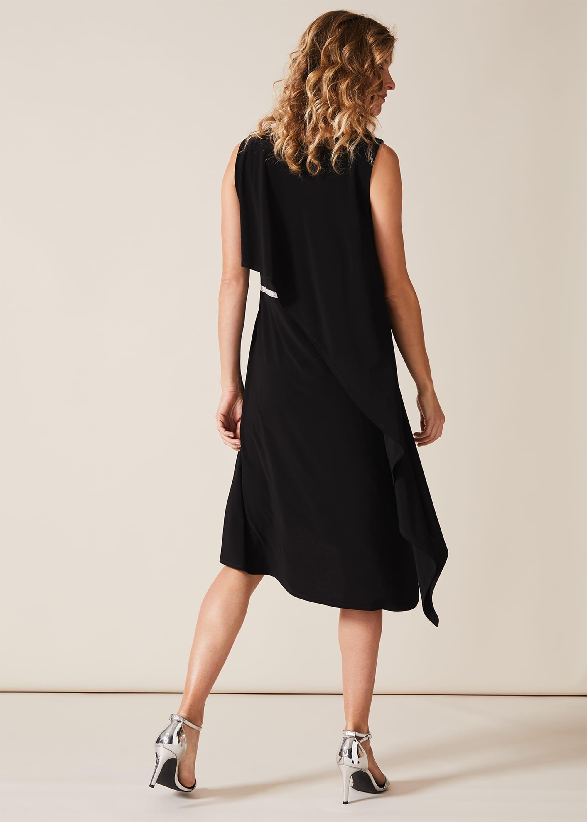 Julitta Bead Trim Overlay Dress