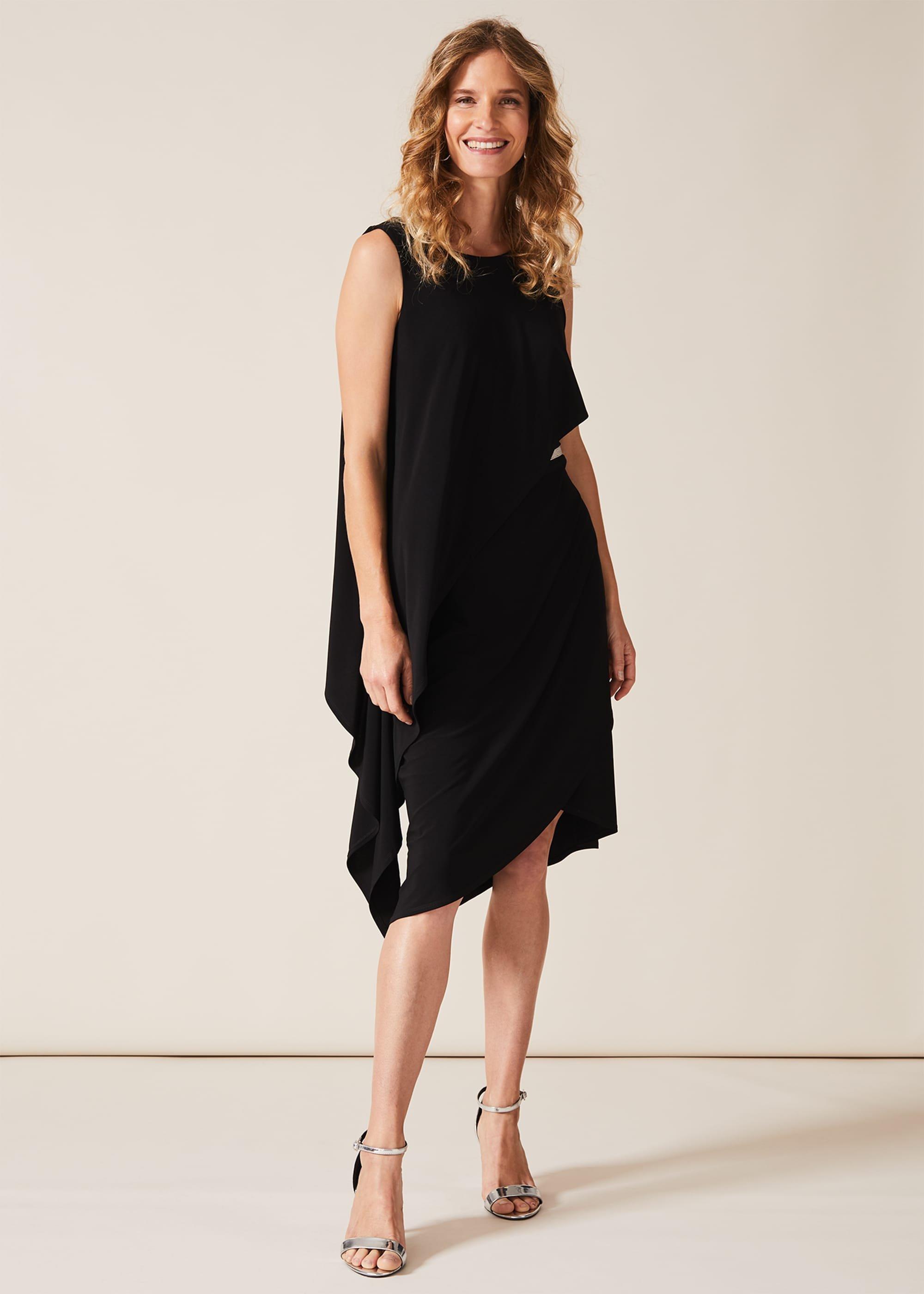 Julitta Bead Trim Overlay Dress