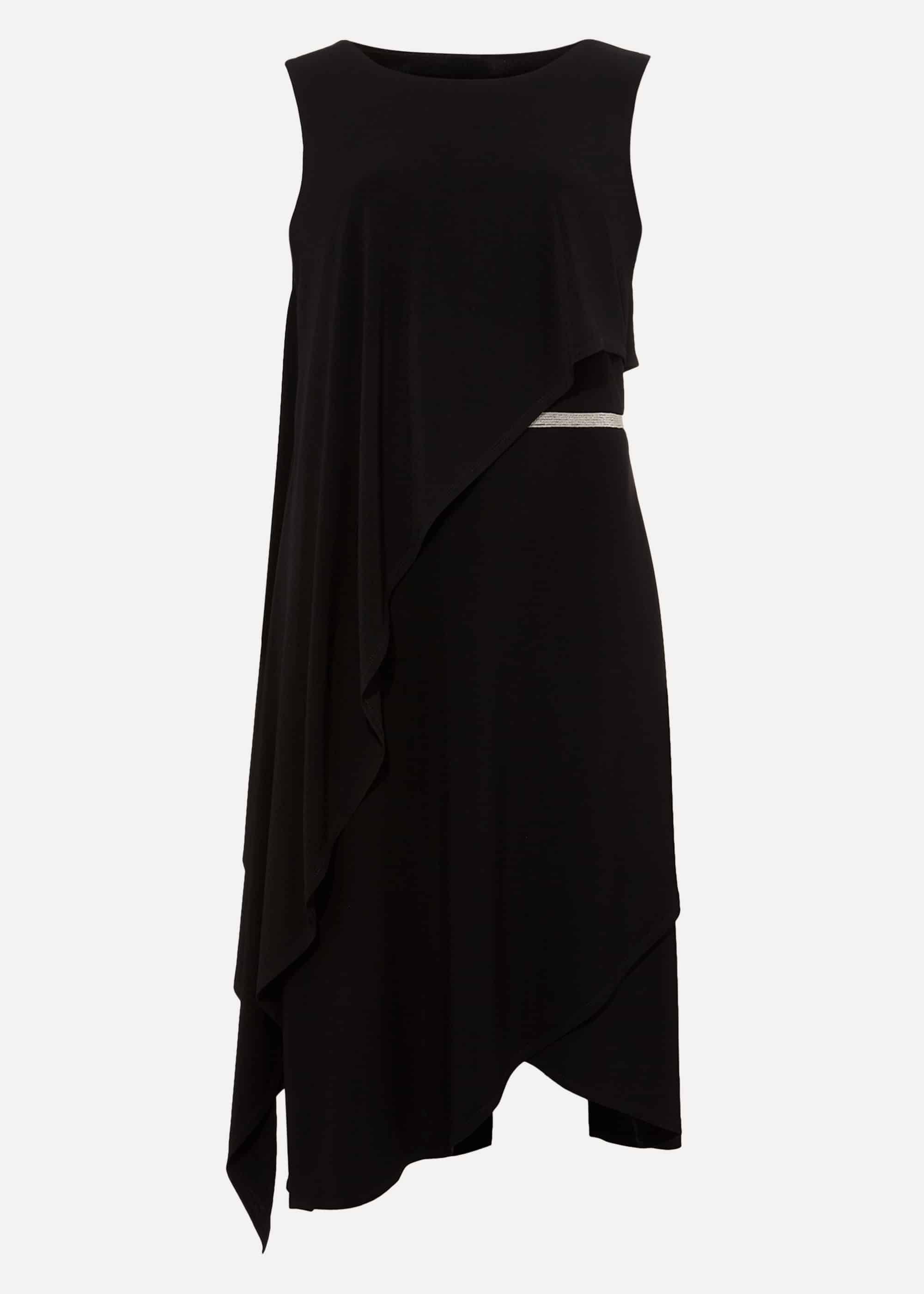 Julitta Bead Trim Overlay Dress