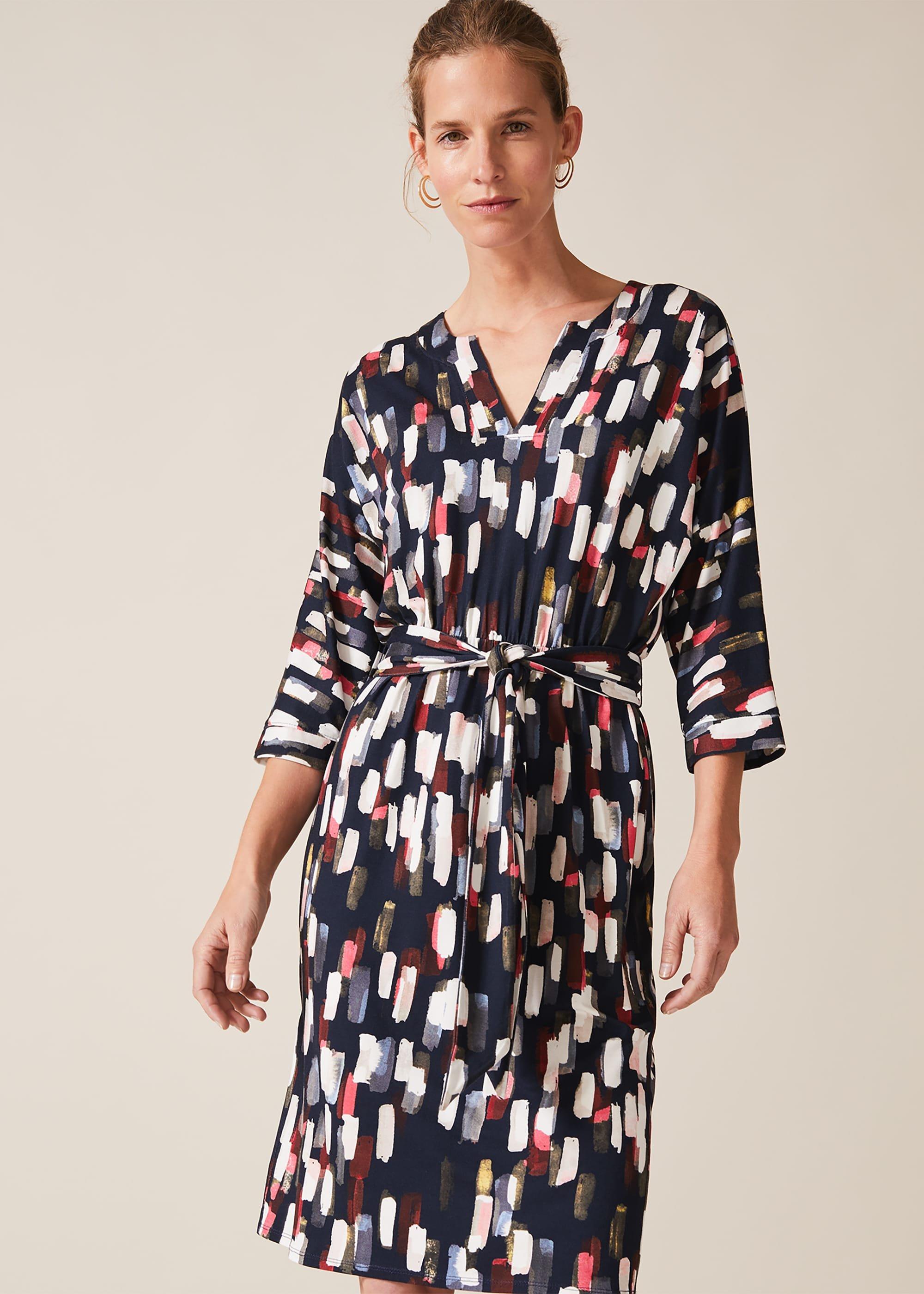 Jinny Smudge Print Dress