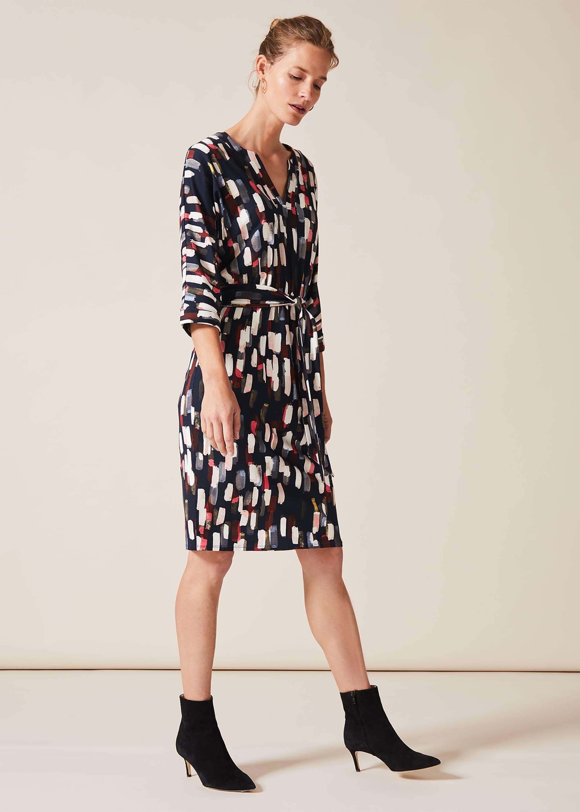 Jinny Smudge Print Dress