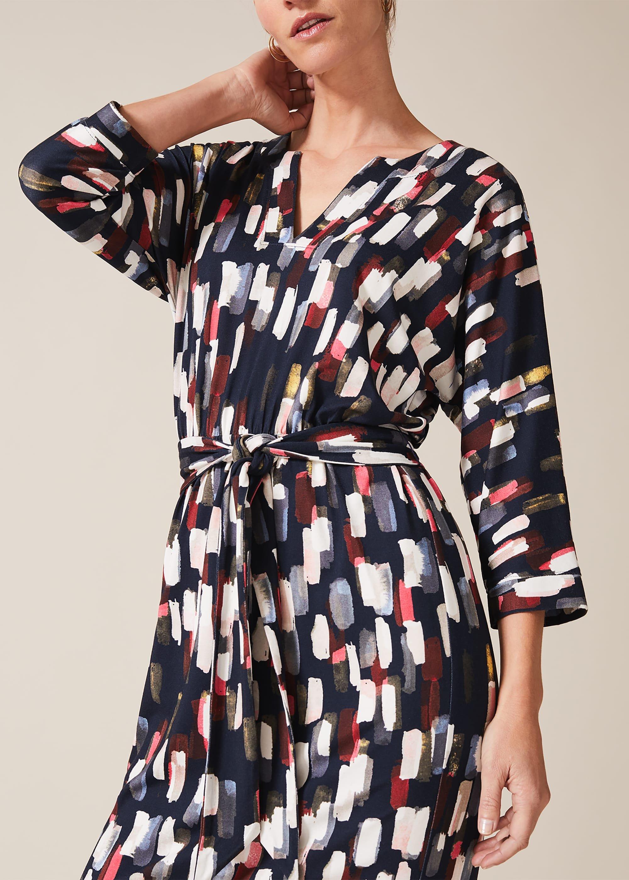 Jinny Smudge Print Dress