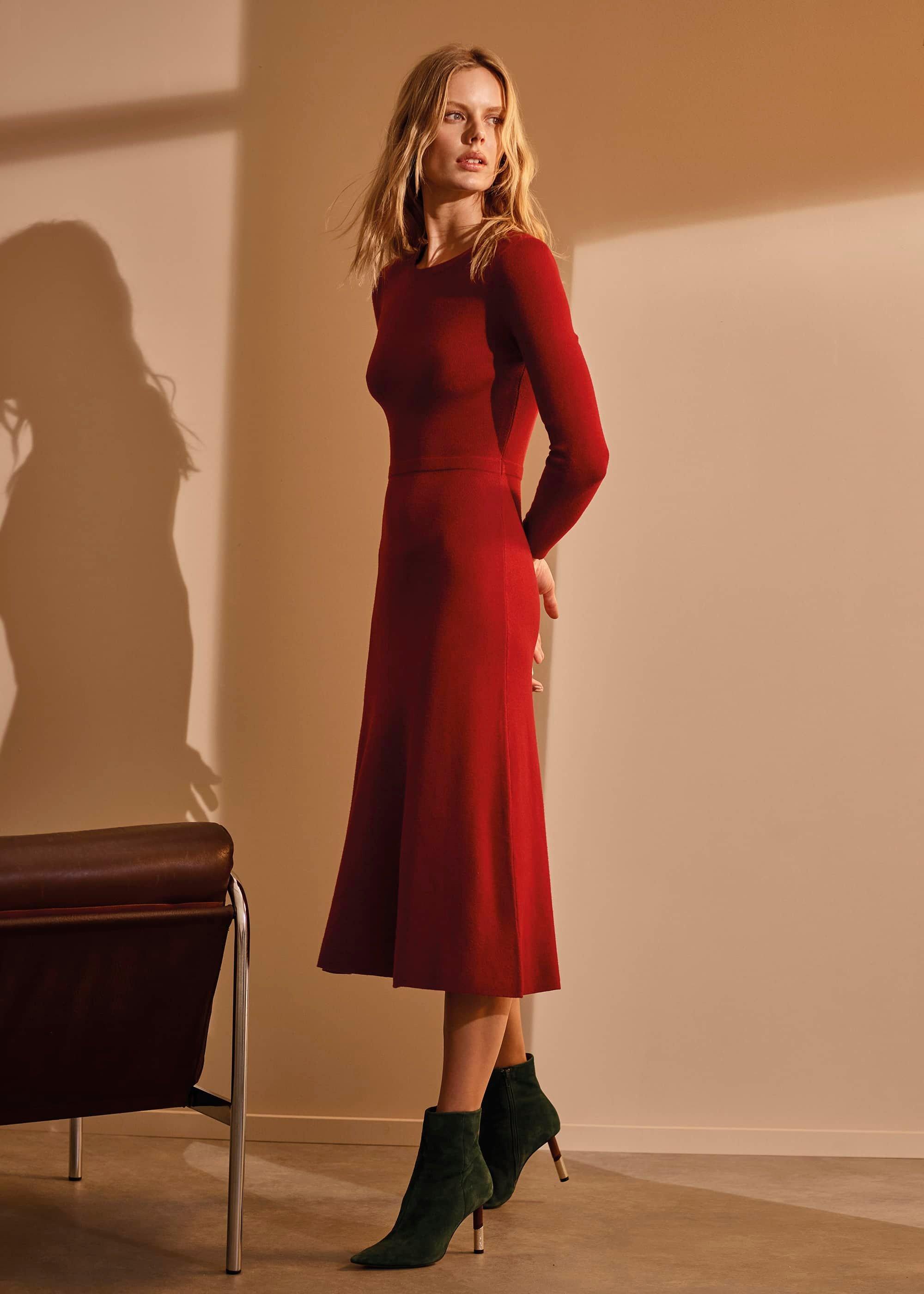 Mel Midi Fit & Flare Dress