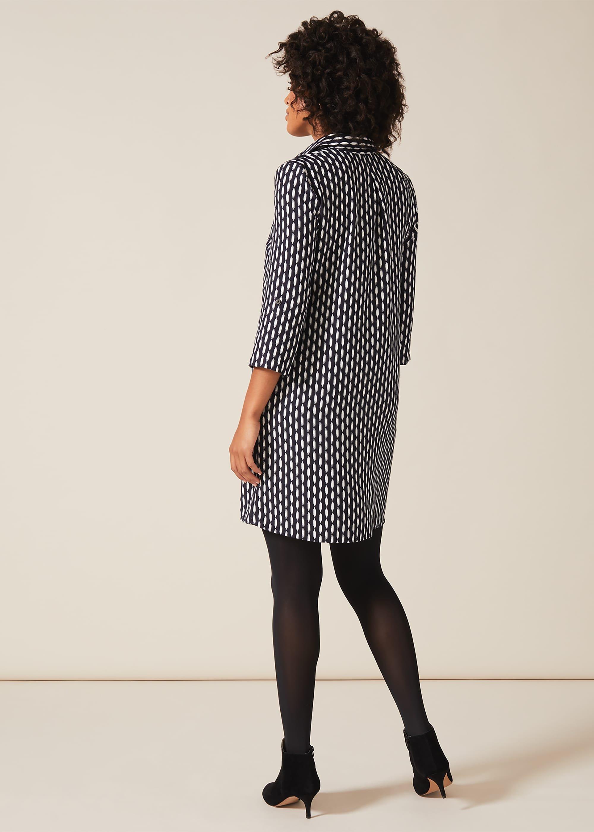 Ikat Print Dress