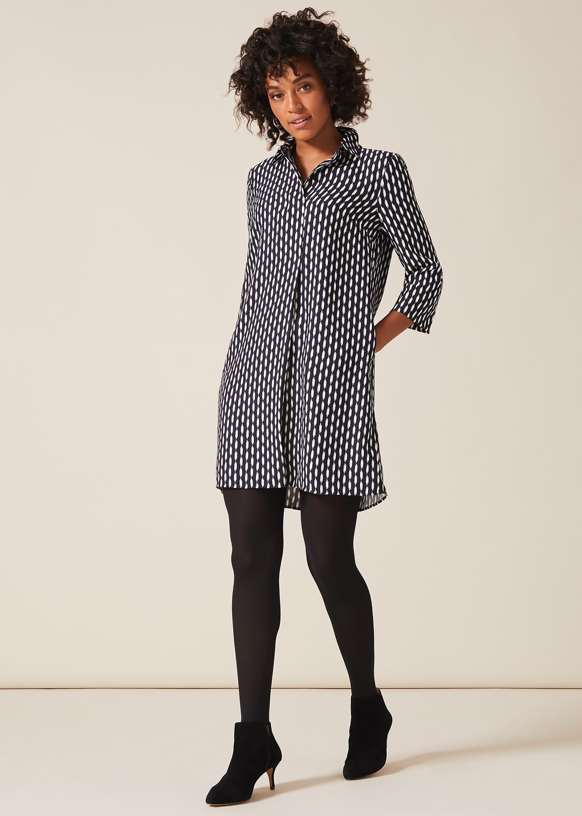 Ikat Print Dress