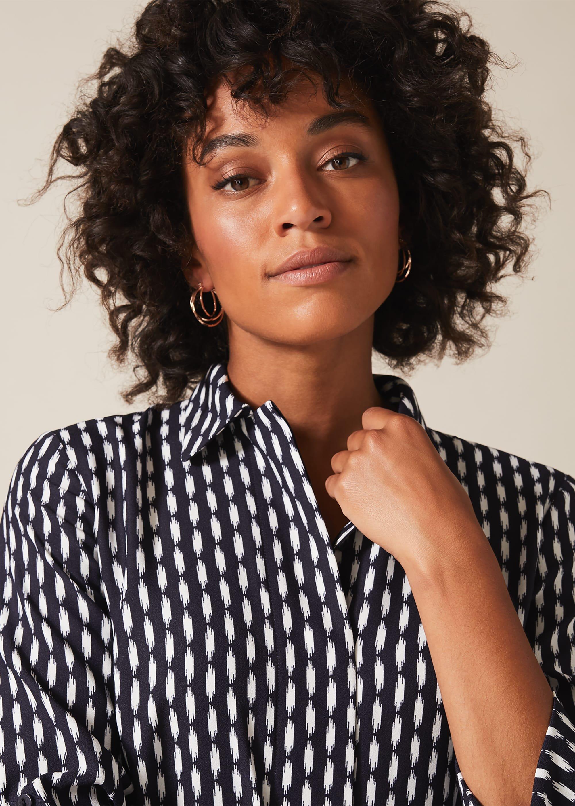 Ikat Print Dress
